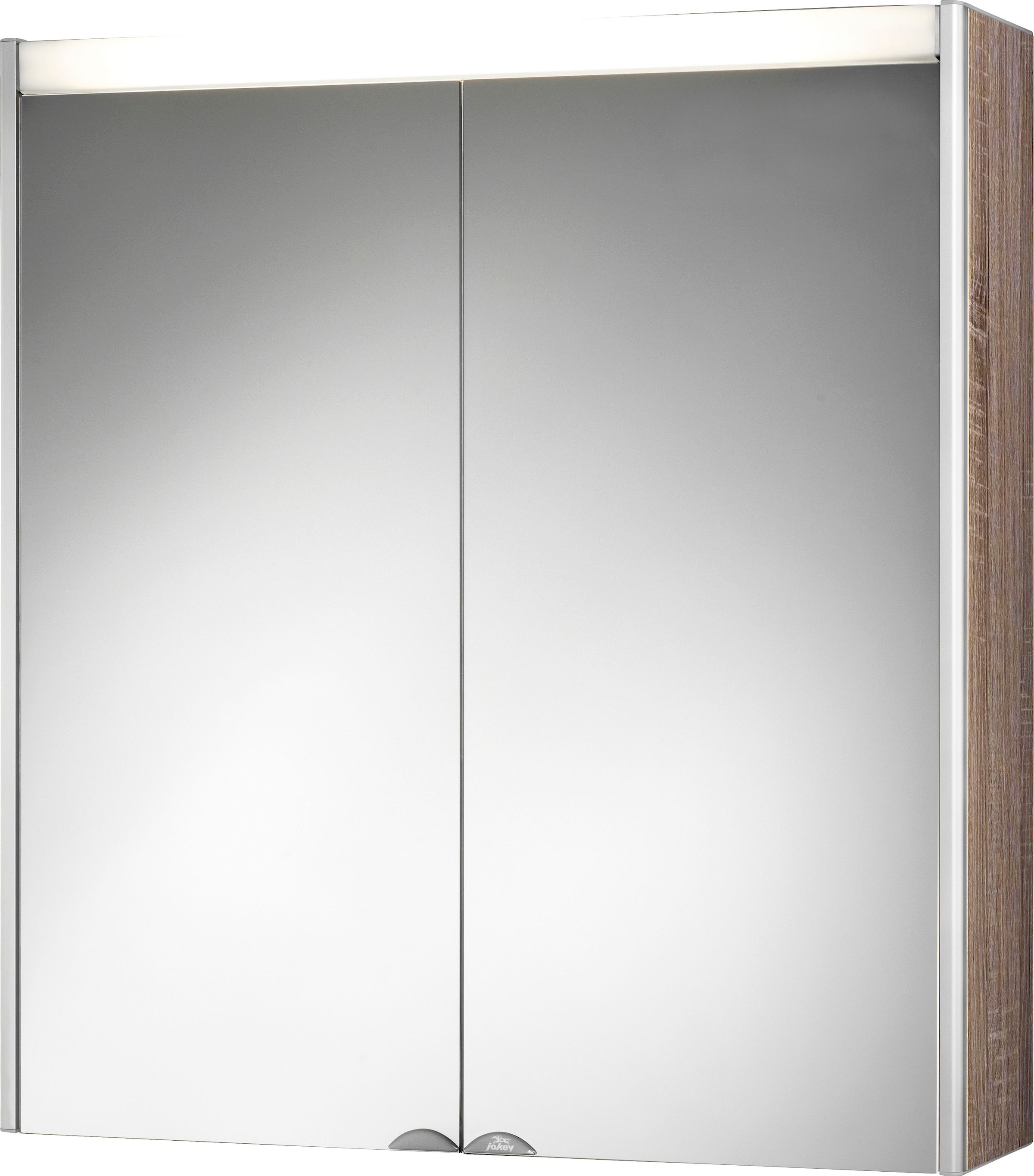 »Dekor LED«, Spiegelschrank BAUR Aluminium, jokey breit | kaufen 65,4cm Alu