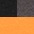 orange, anthrazit, schwarz