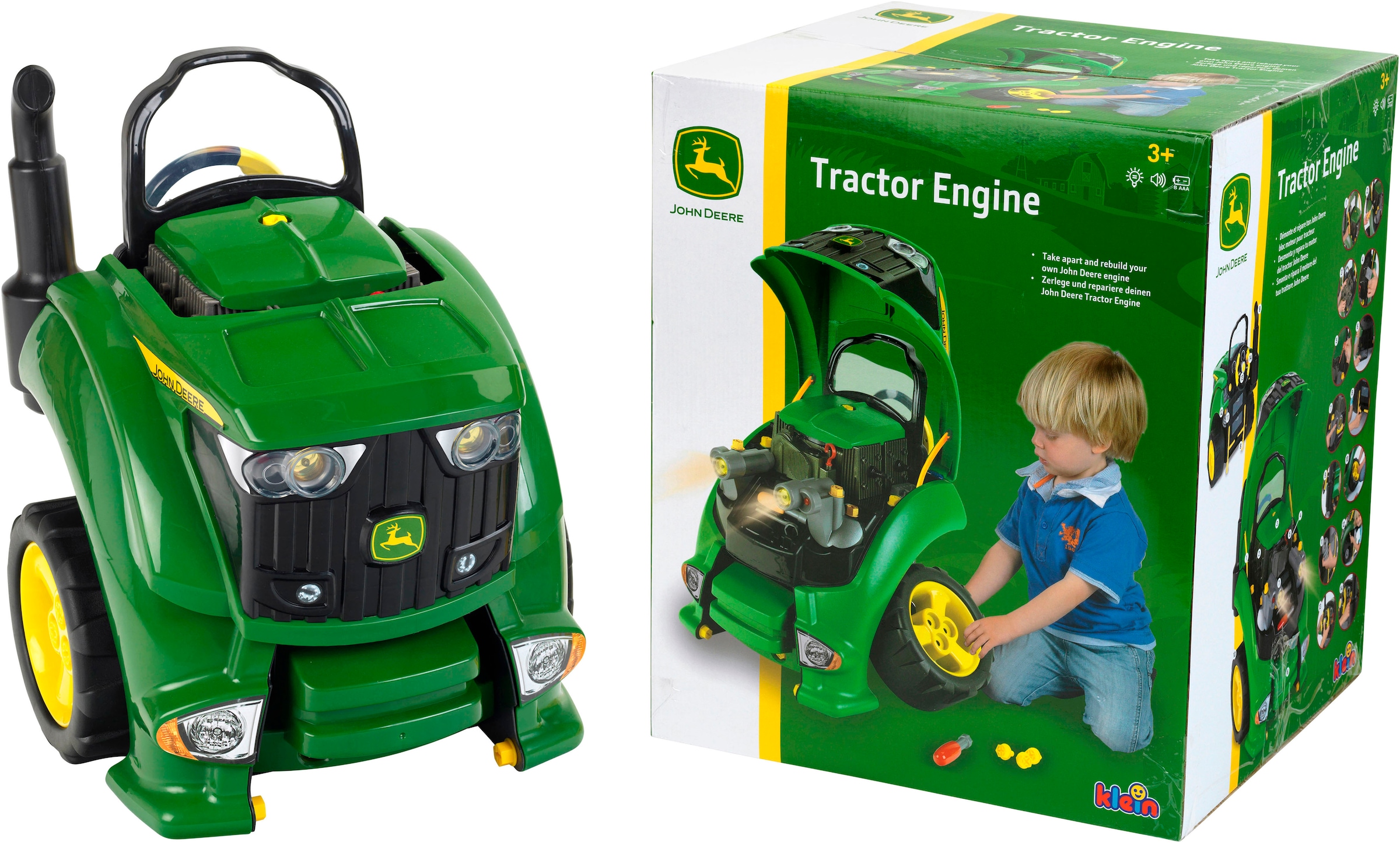 Klein Kinder-Montagetraktor »John Deere Tractor Engine«