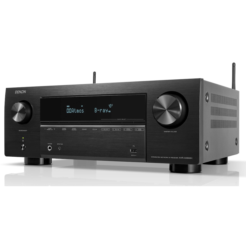 Denon AV-Receiver »AVR-X2800H«, 7.2, (LAN (Ethernet)-Bluetooth-WLAN Sprachsteuerung)