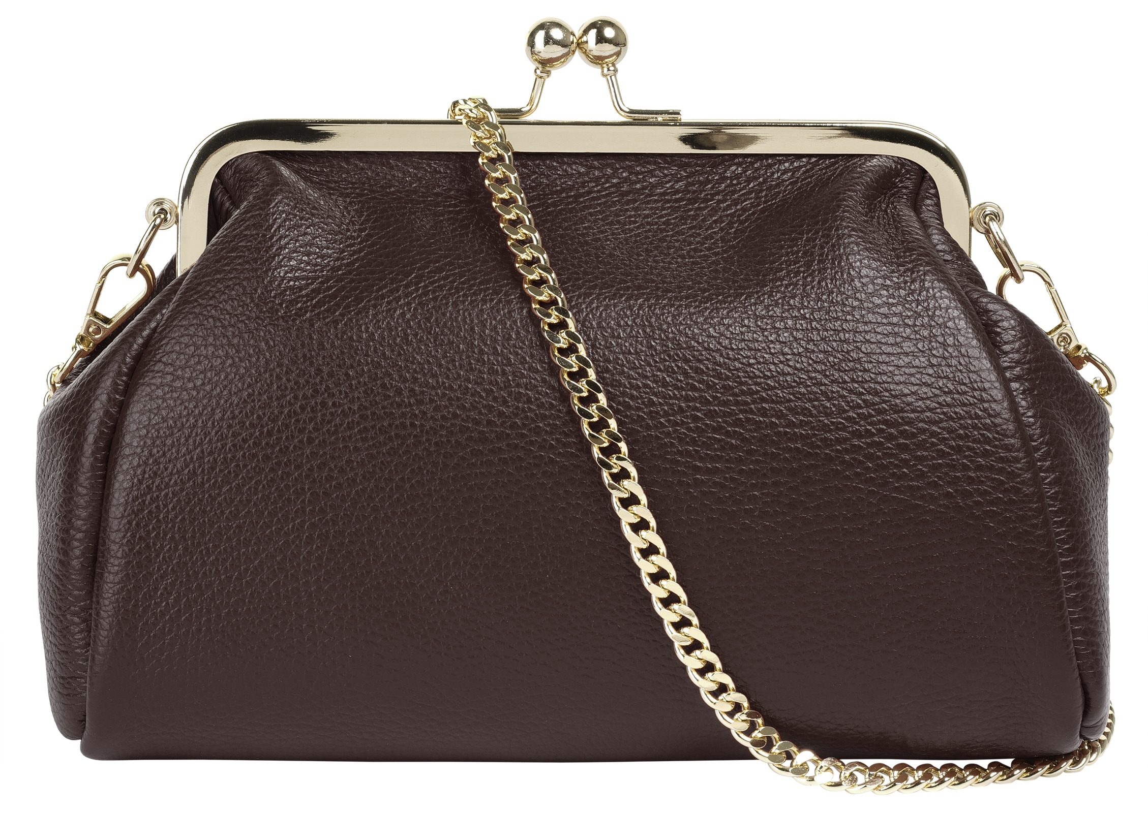 Cluty Abendtasche, echt Leder, Made in Italy kaufen