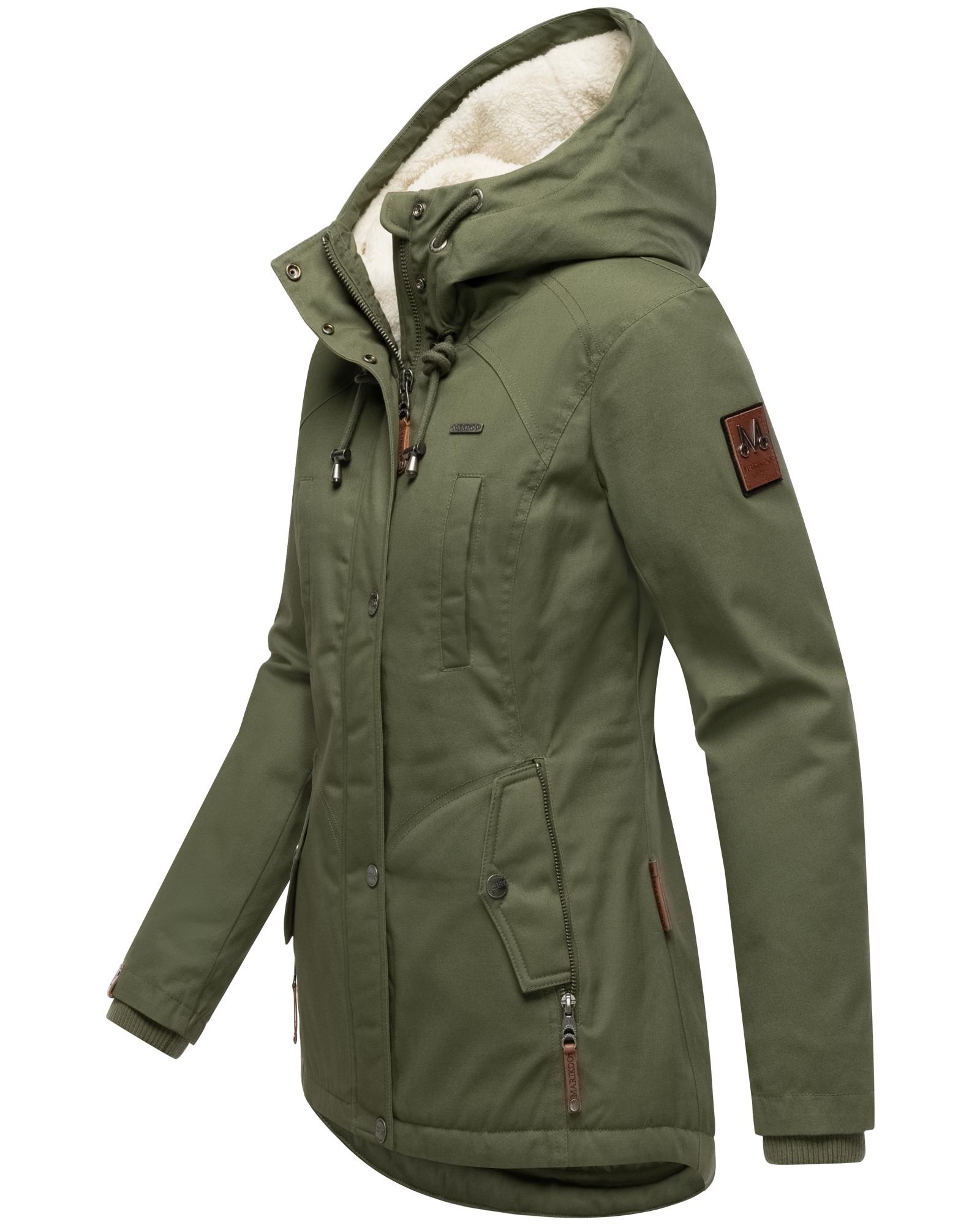 Marikoo Winterjacke "Bikoo" mit Kapuze sportliche Damen Outdoor Baumwolljac günstig online kaufen