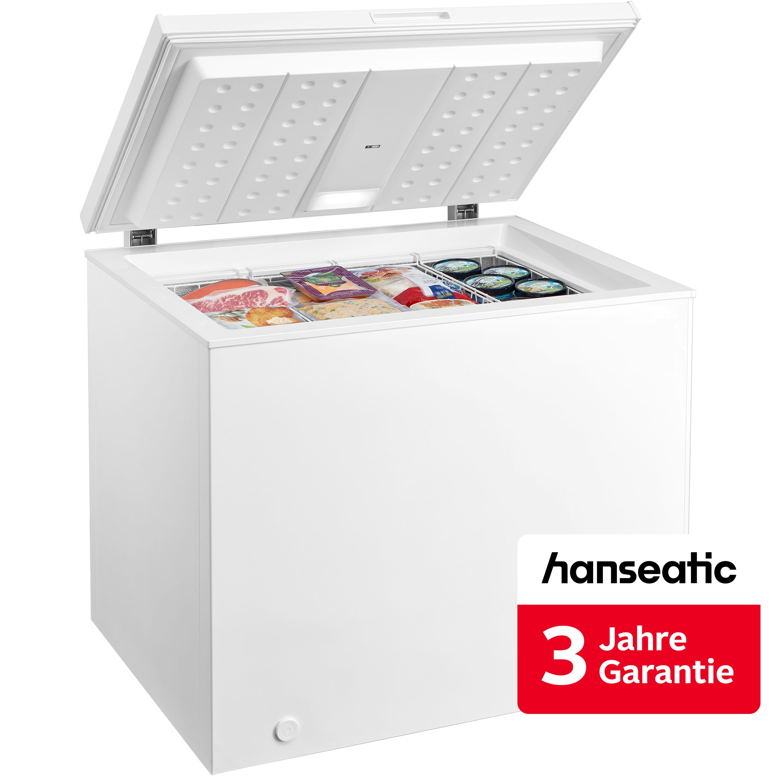 Hanseatic Gefriertruhe "HGT95A" 85 cm hoch 94,5 cm breit inkl. 3 Jahre Herstellergarantie