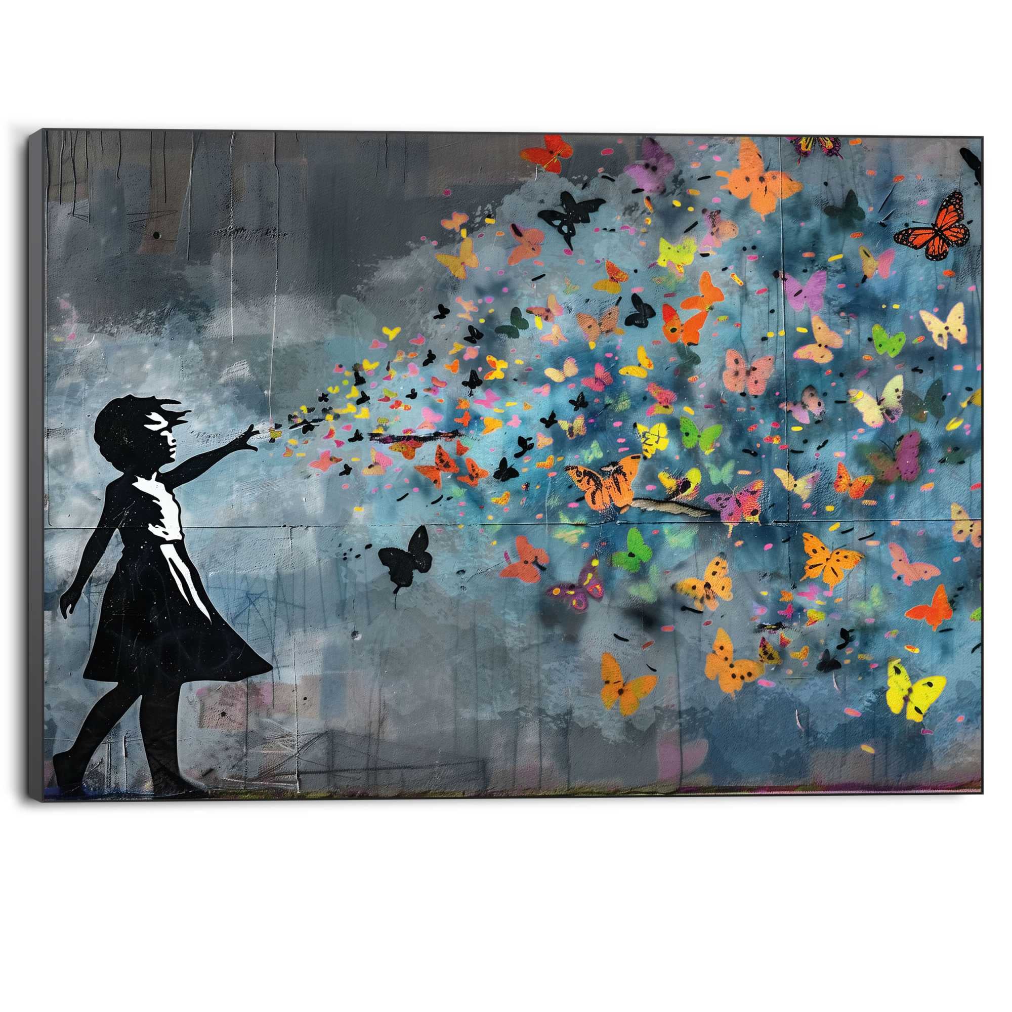 Reinders Wandbild "Streetart-Schmetterlinge" günstig online kaufen