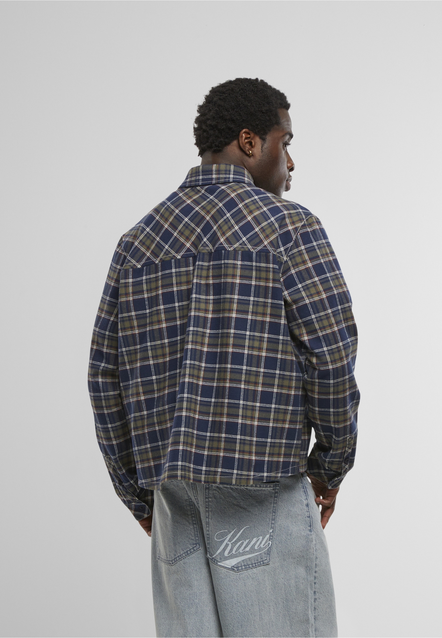 Karl Kani Langarmhemd »Karl Kani Small Signature Cropped Check Shirt« 1