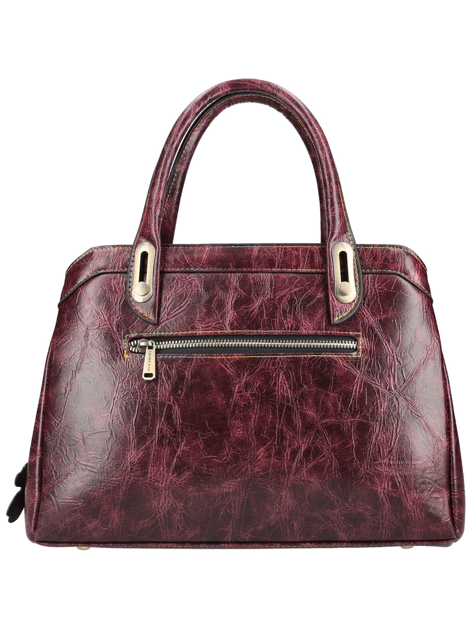 LAURA VITA Henkeltasche »LAURA VITA Taschen Lederimitat/Textil«