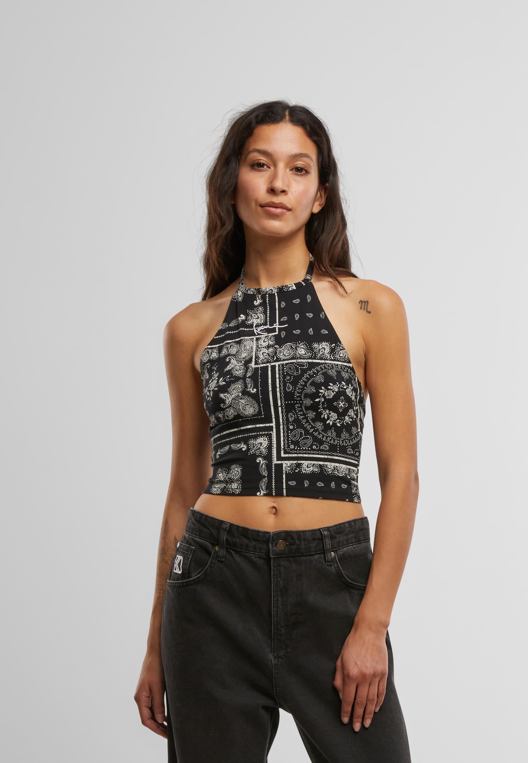 Karl Kani Muskelshirt »Karl Kani Signature Paisley Neckholder Top«, (1 tlg.)