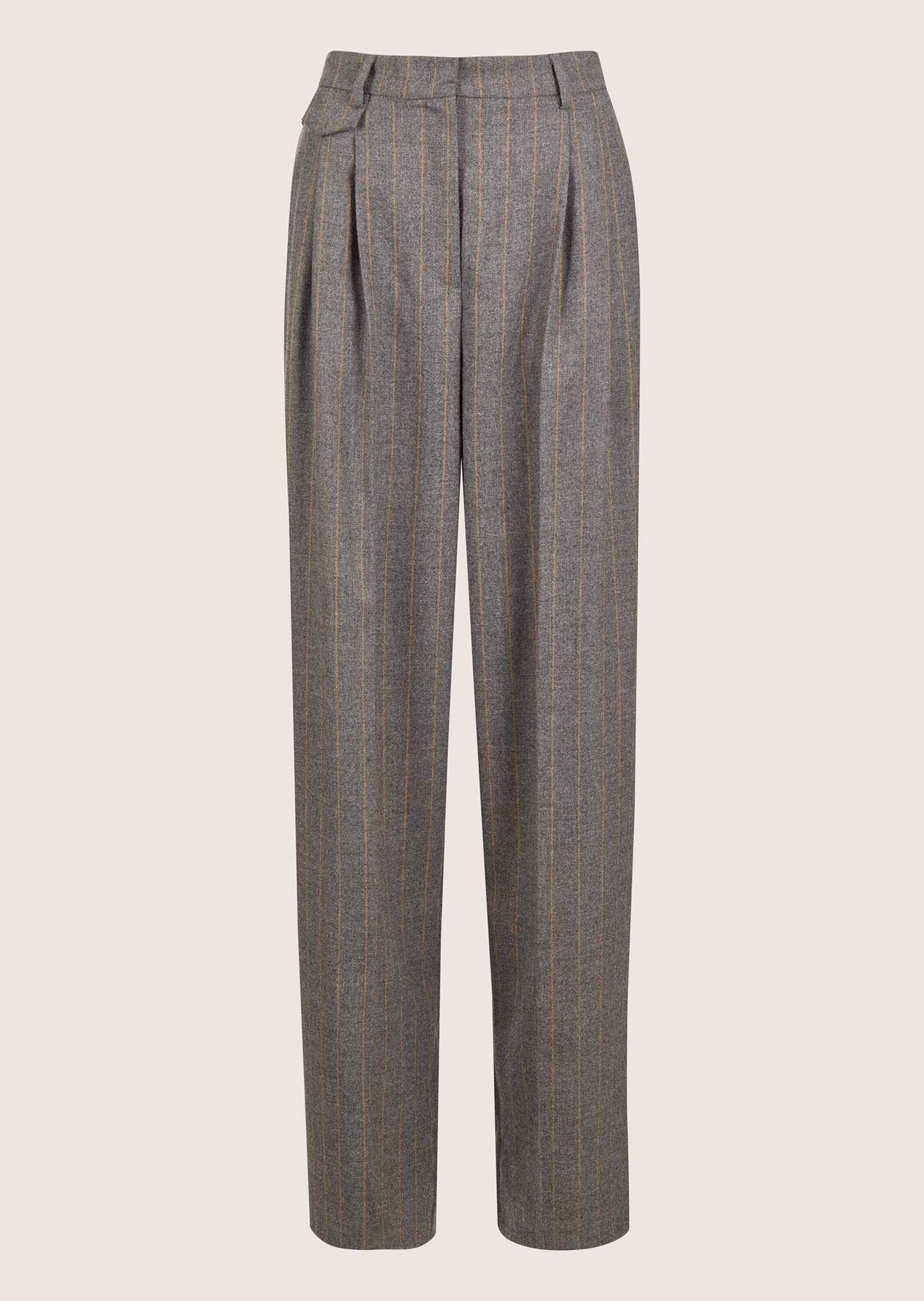 MADELEINE Bundfaltenhose "Stoffhose Elegante, lange Hose mit Bundfalten"