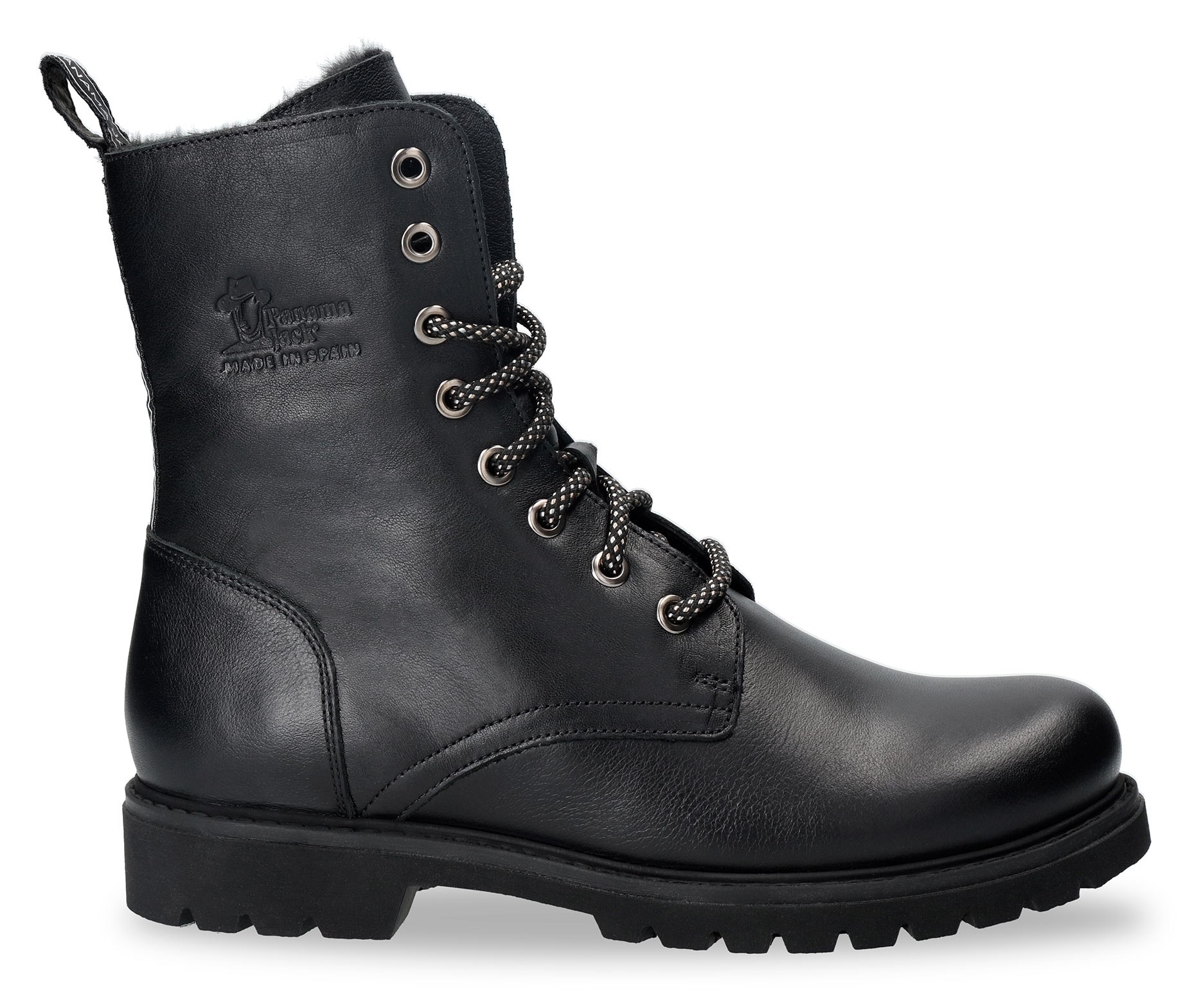 Panama Jack Schnürboots »Frisia«, Schnürboots, Stiefelette, Blockabsatz, mit Warmfutter