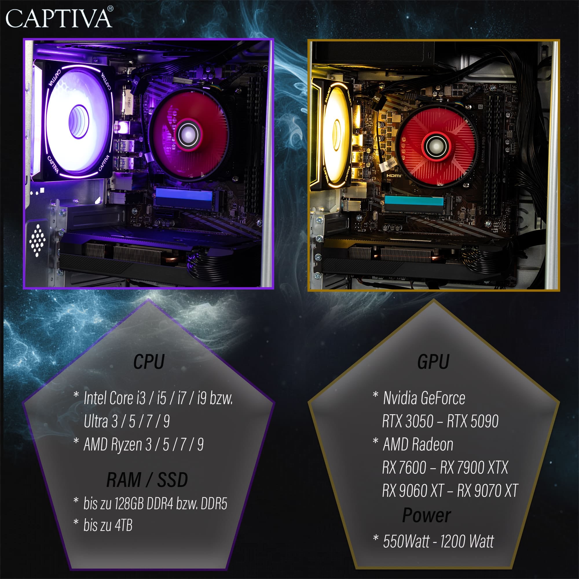 CAPTIVA Gaming-PC-Komplettsystem »Advanced Gaming R75-549 TFT Bundle«