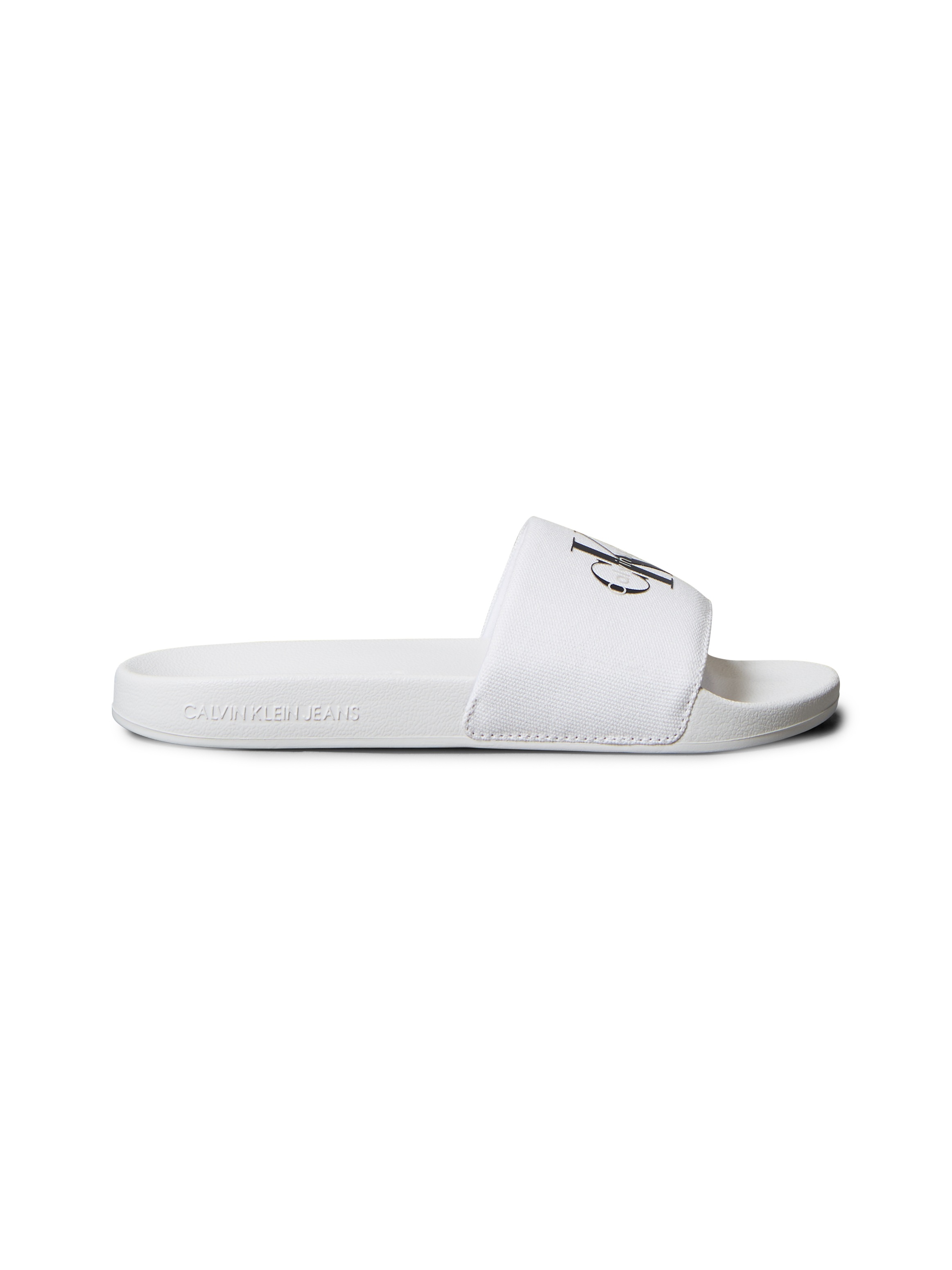 Calvin Klein Jeans Badepantolette »SLIDE MONOGRAM WN LOGO CK«  Strandschuh, Pool Slides, Badeschuh, Flat mit Logo