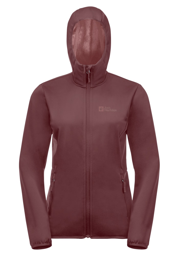 Jack Wolfskin Softshelljacke »WINDHAIN HOODY W«, mit Kapuze
