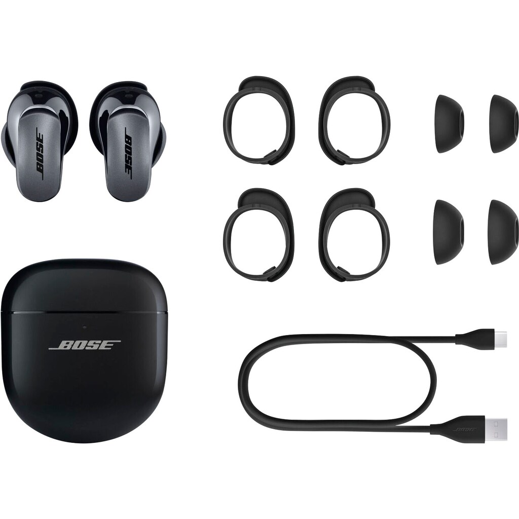 Bose wireless In-Ear-Kopfhörer »QuietComfort Ultra Earbuds«, Bluetooth, Active Noise Cancelling (ANC)-Freisprechfunktion-integrierte Steuerung für Anrufe und Musik-True Wireless-Hi-Res