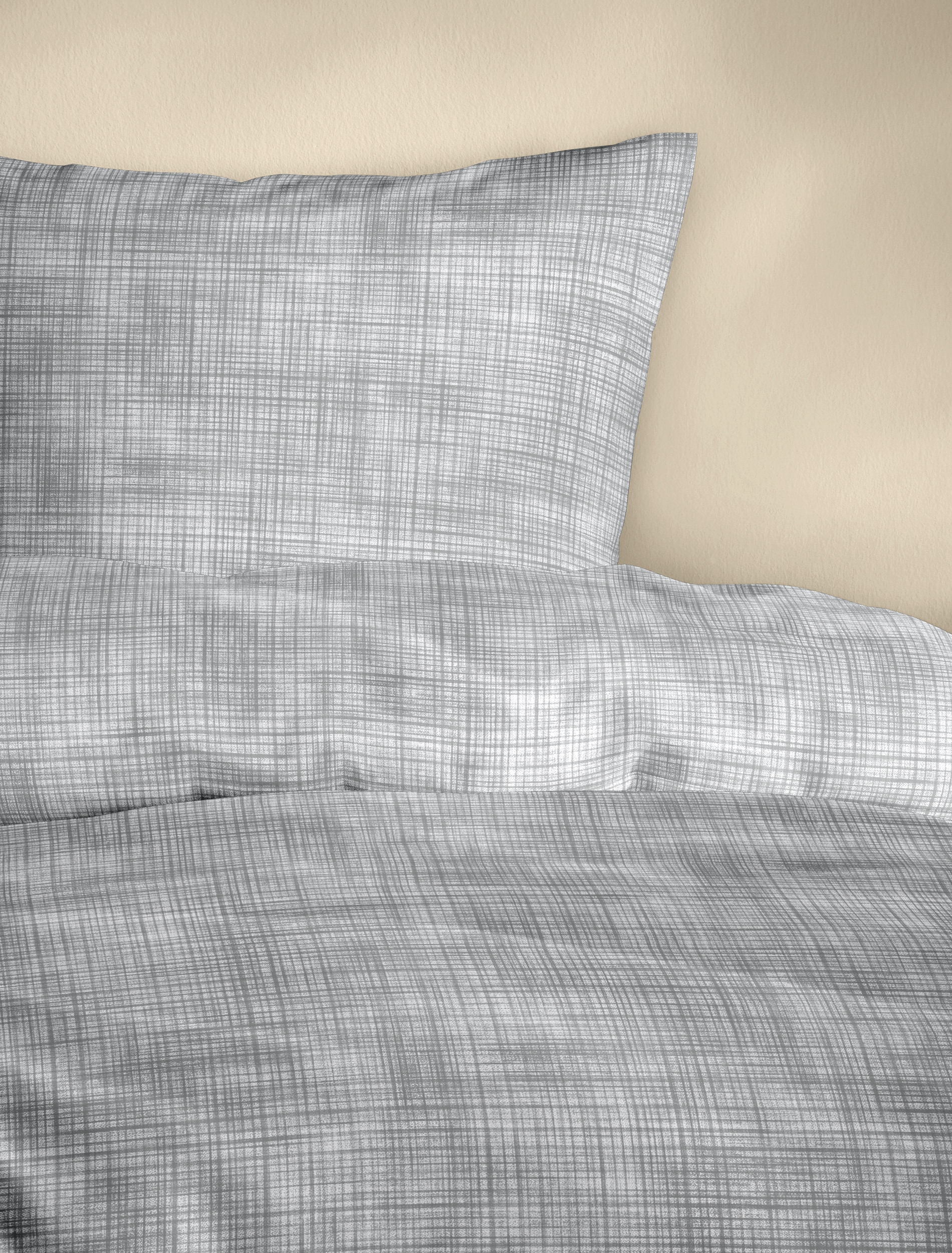 BIERBAUM Bettwäsche »4172« 2 Stk. tlg. Mako-Satin, 100 % Baumwolle, pflegeleicht