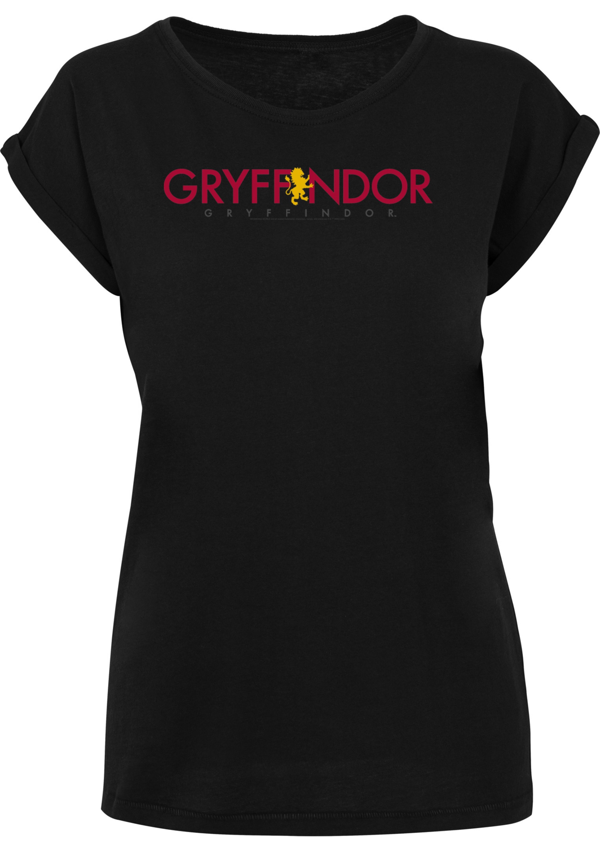 F4NT4STIC T-Shirt »Harry Potter Gryffindor Text«, Print