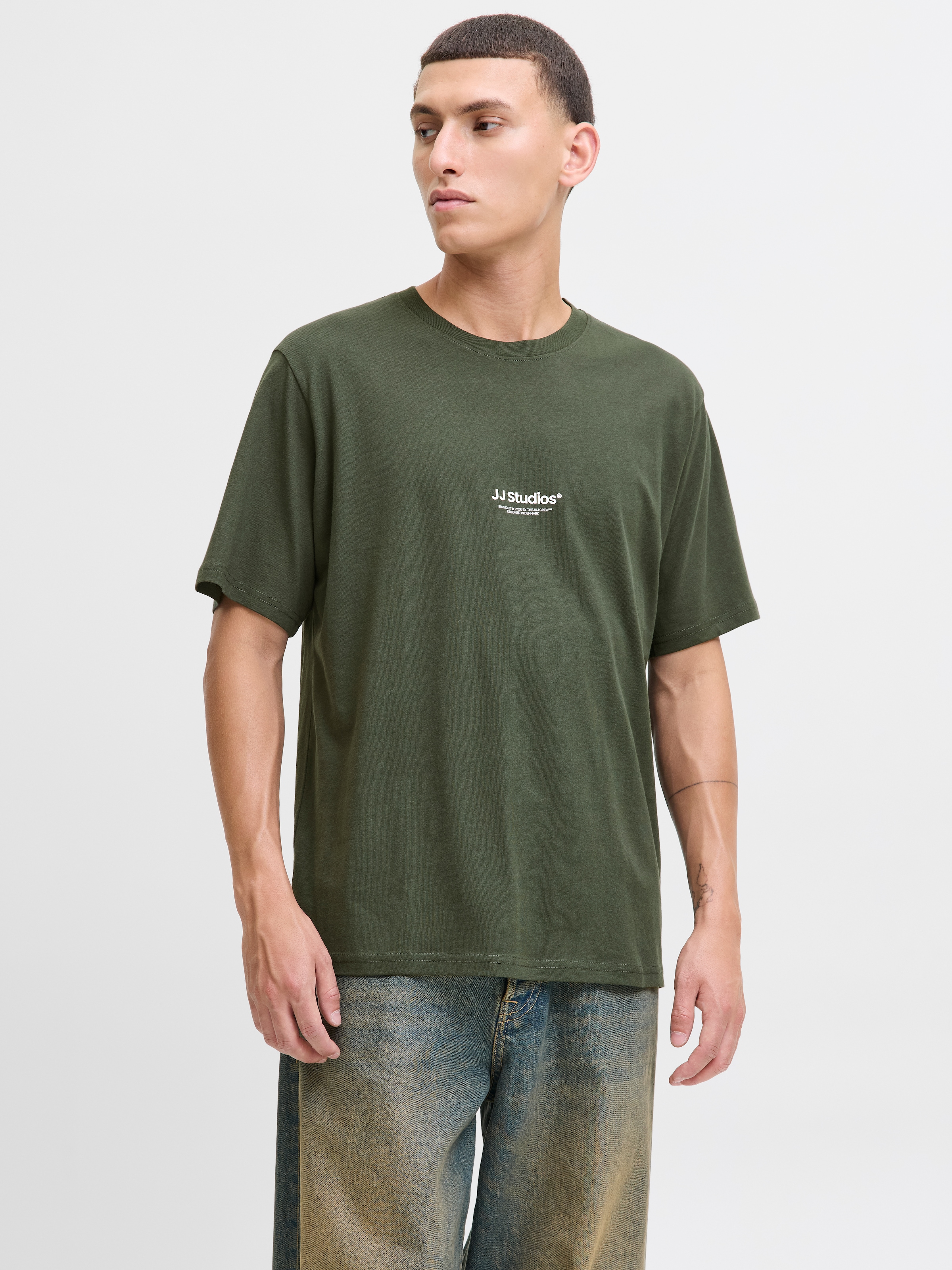 Thumbnail - Jack & Jones Kurzarmshirt "JJESOHO TEE SS CREW NECK 2PK MP" Packung, 2 Stk.