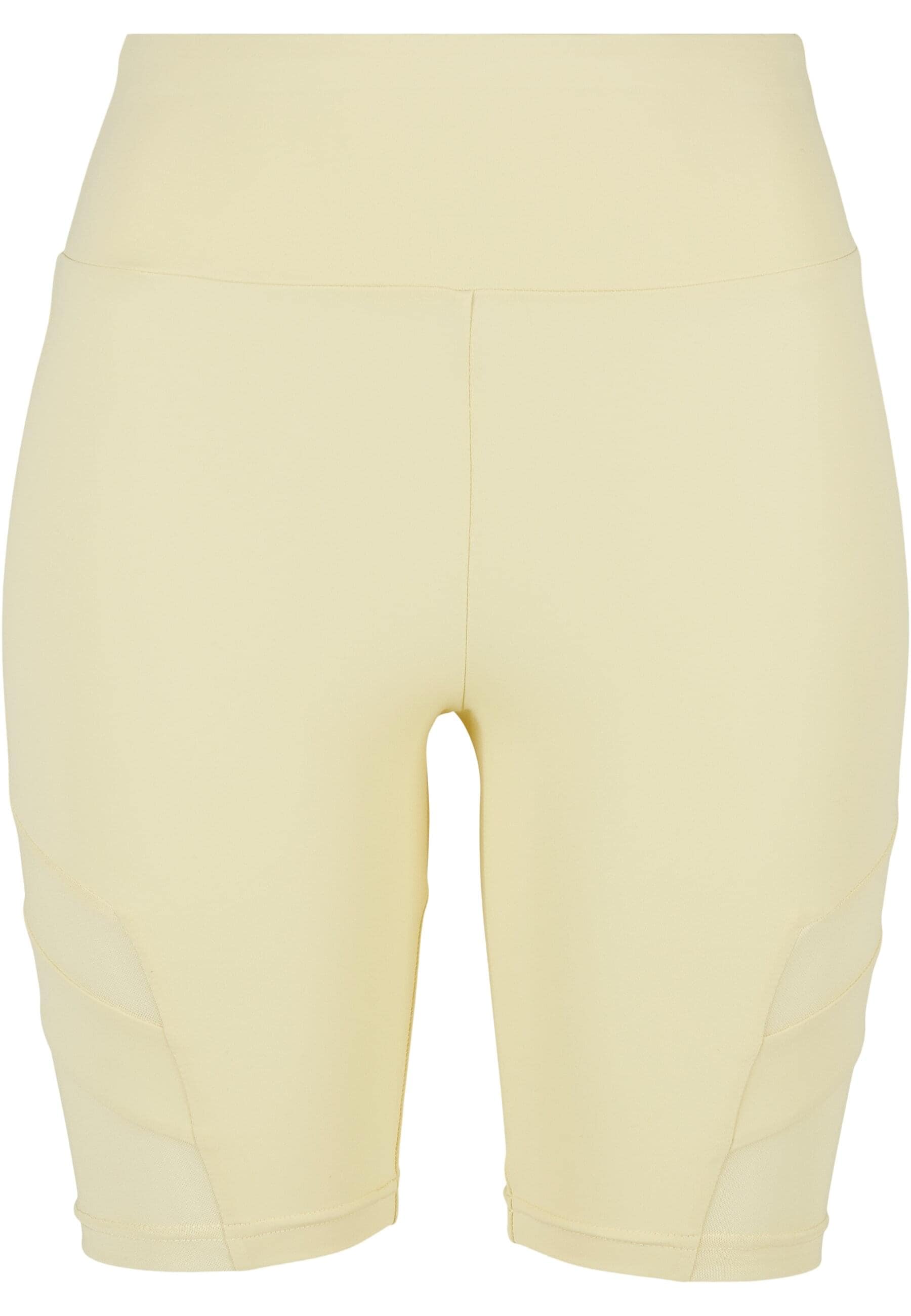 URBAN CLASSICS Stoffhose »Urban Classics Damen Ladies High Waist Tech Mesh Cycle Shorts«, (1 tlg.)