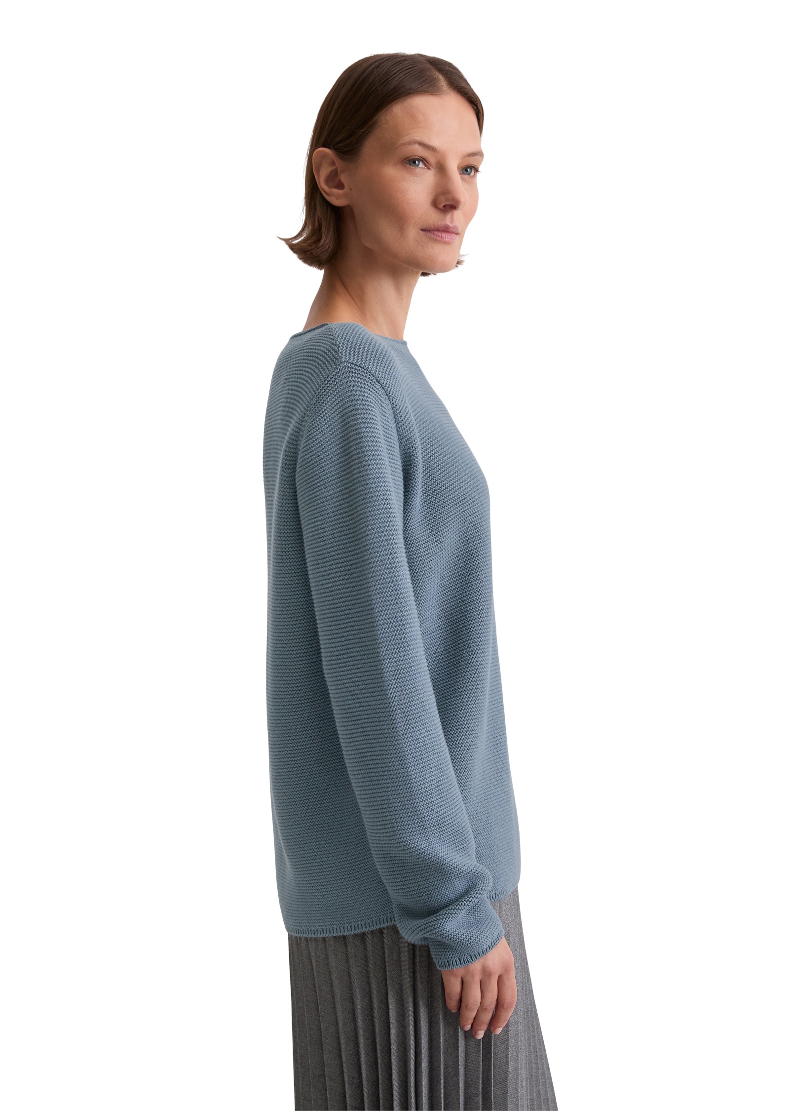 Marc O'Polo Rundhalspullover »aus Organic Cotton«