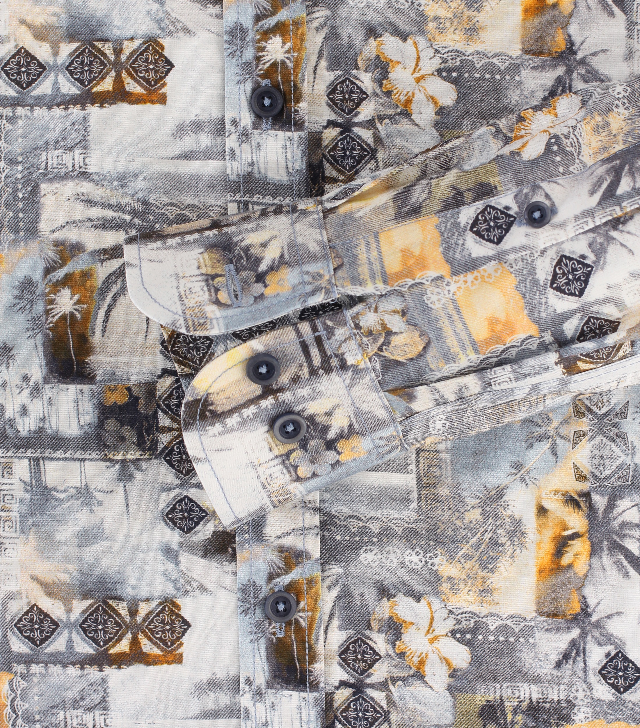 CASAMODA Langarmhemd »CASAMODA Freizeithemd Print«