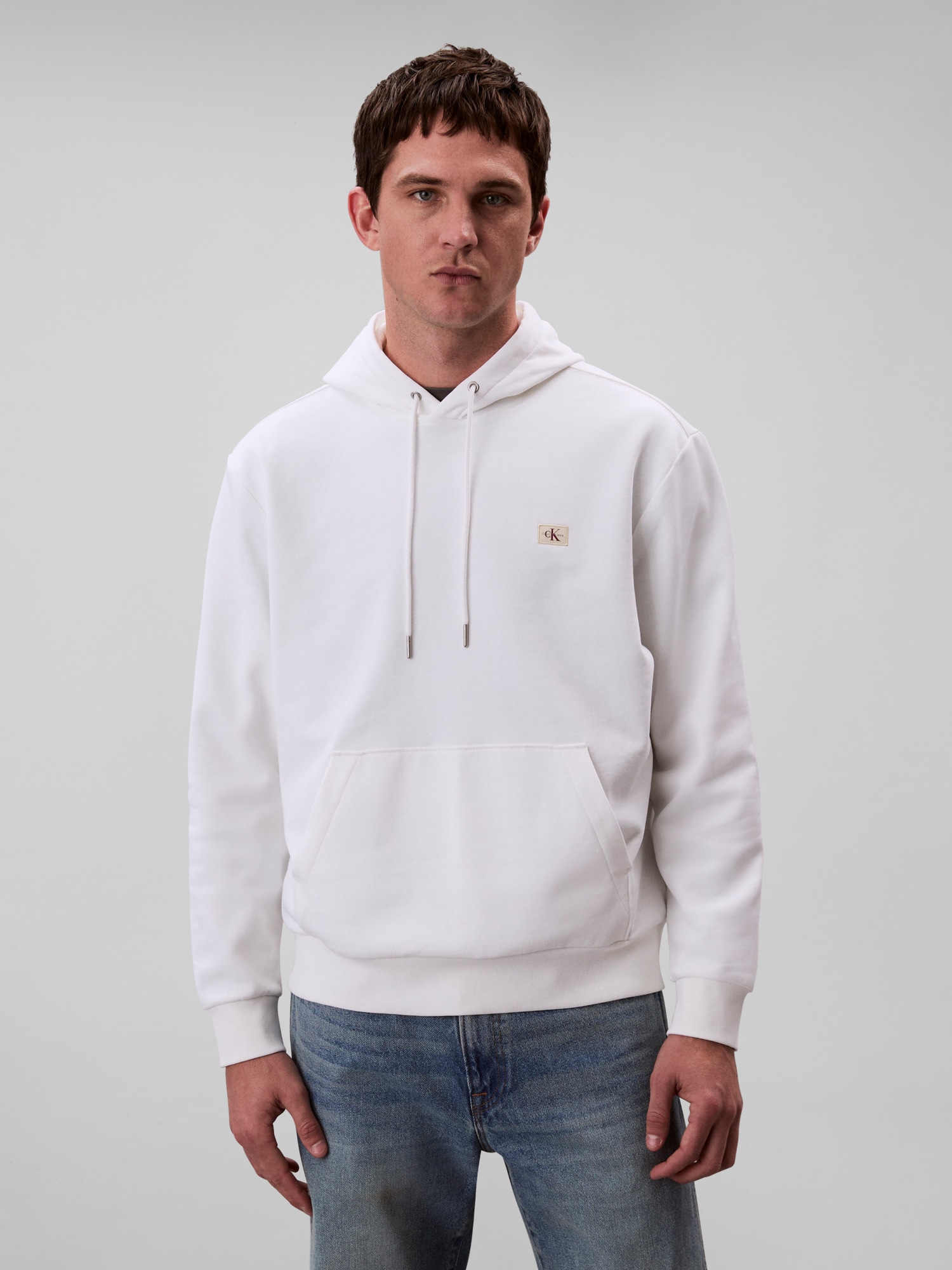 Calvin Klein Jeans Kapuzensweatshirt "400GSM TERRY BADGE HOODIE" Mit Rundha günstig online kaufen