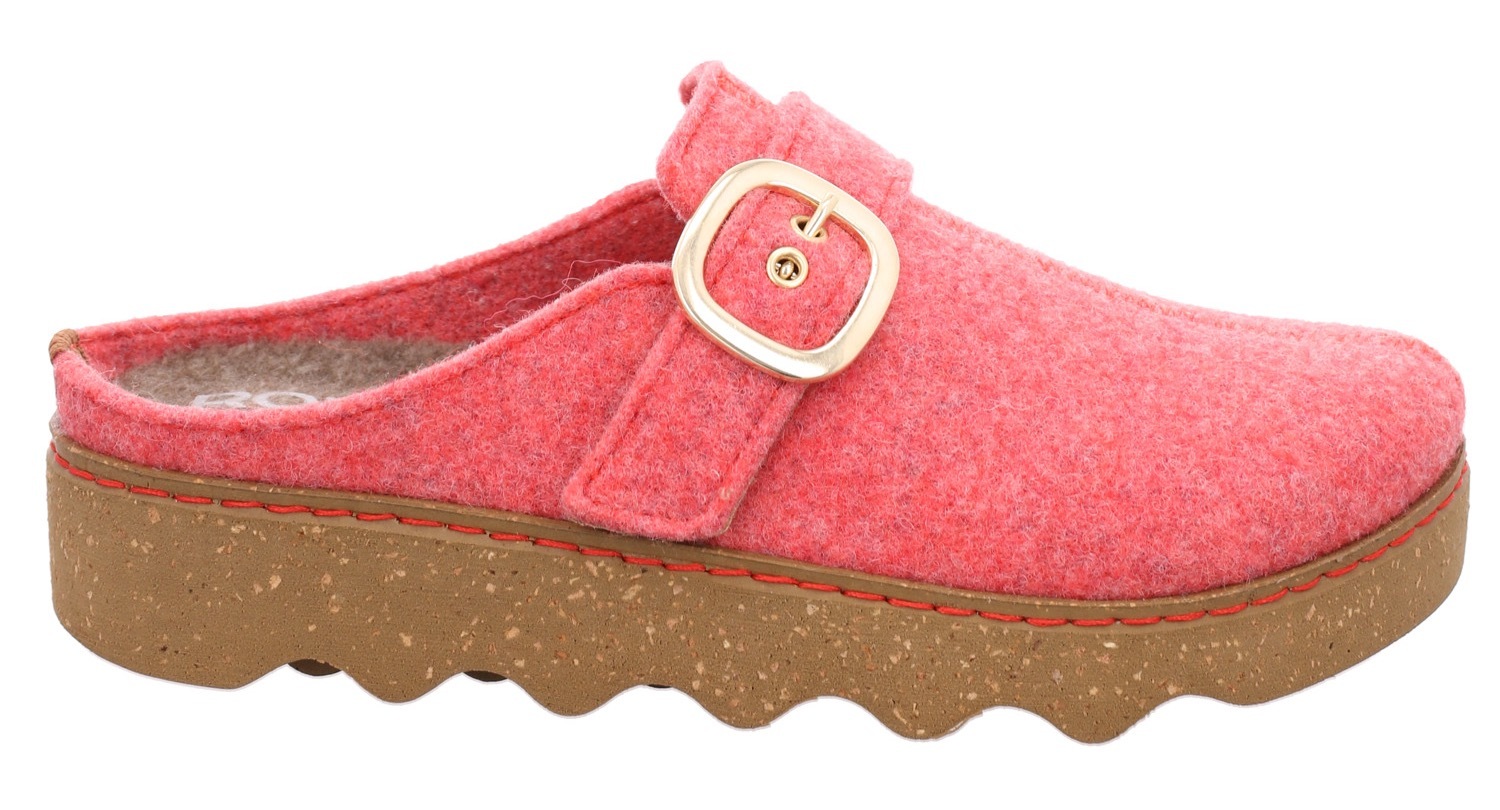 Rohde Pantoffel "FOGGIA" Hausschuh, Schlappen, Clog mit Plateausohle günstig online kaufen