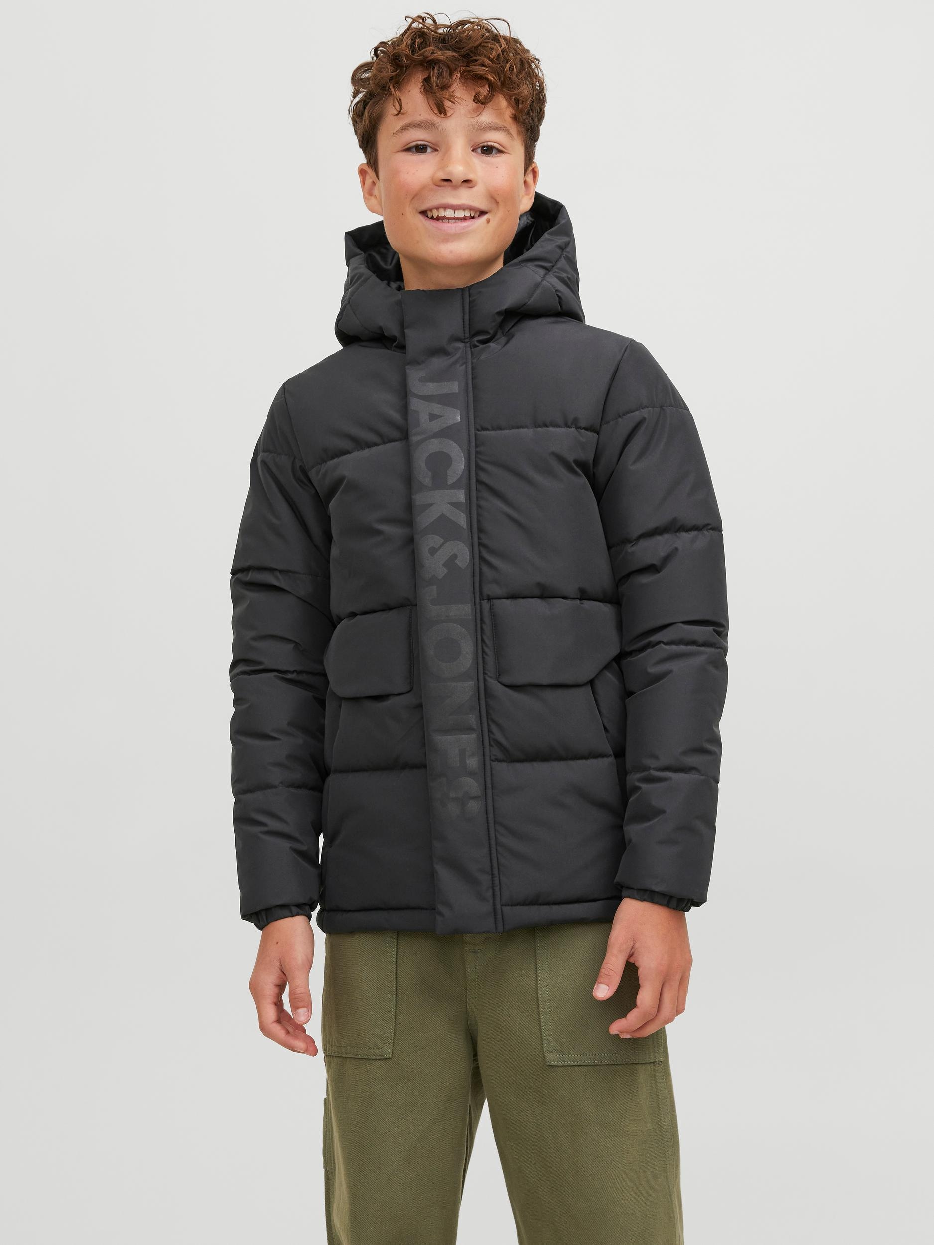 Jack & Jones Junior Steppjacke "JCOSPEED PUFFER SN JNR" mit Kapuze Polyester, regular fit
