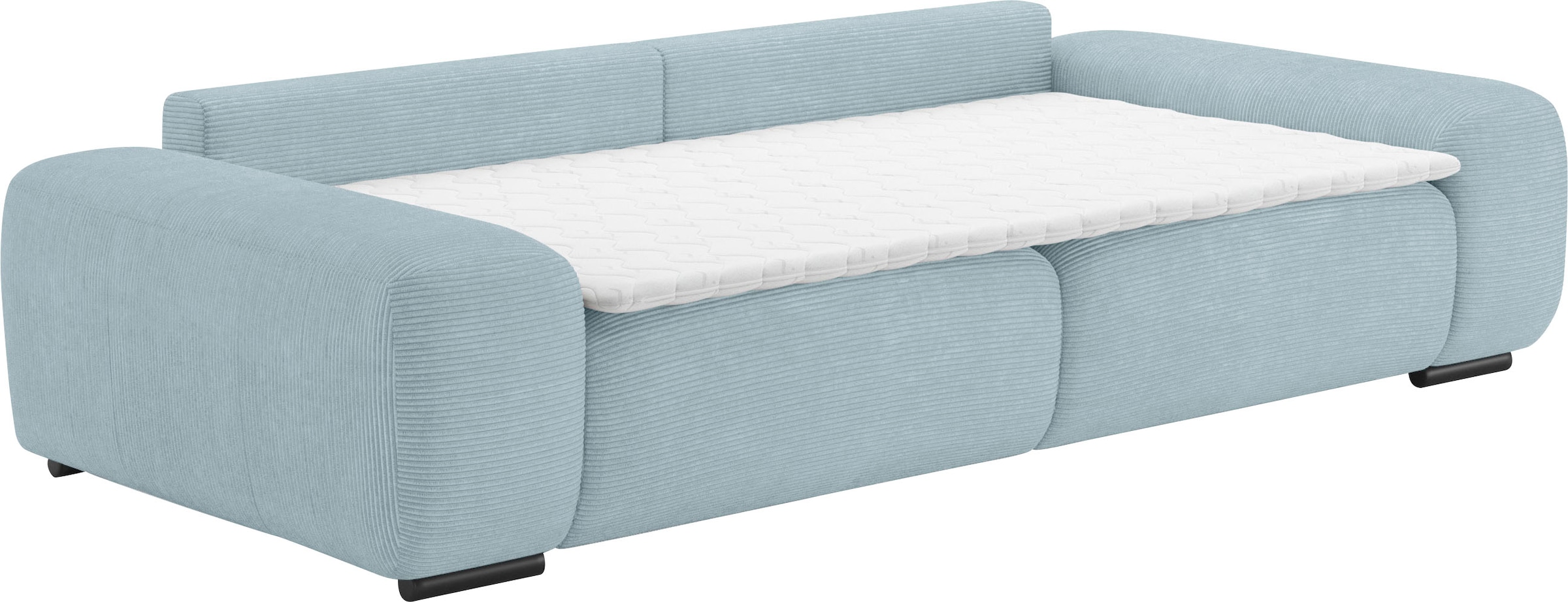 Home affaire Big-Sofa »Sundance, B/T 302/137 cm«, Dauerschläfer mit Hygiene-Topper und Transporttasche