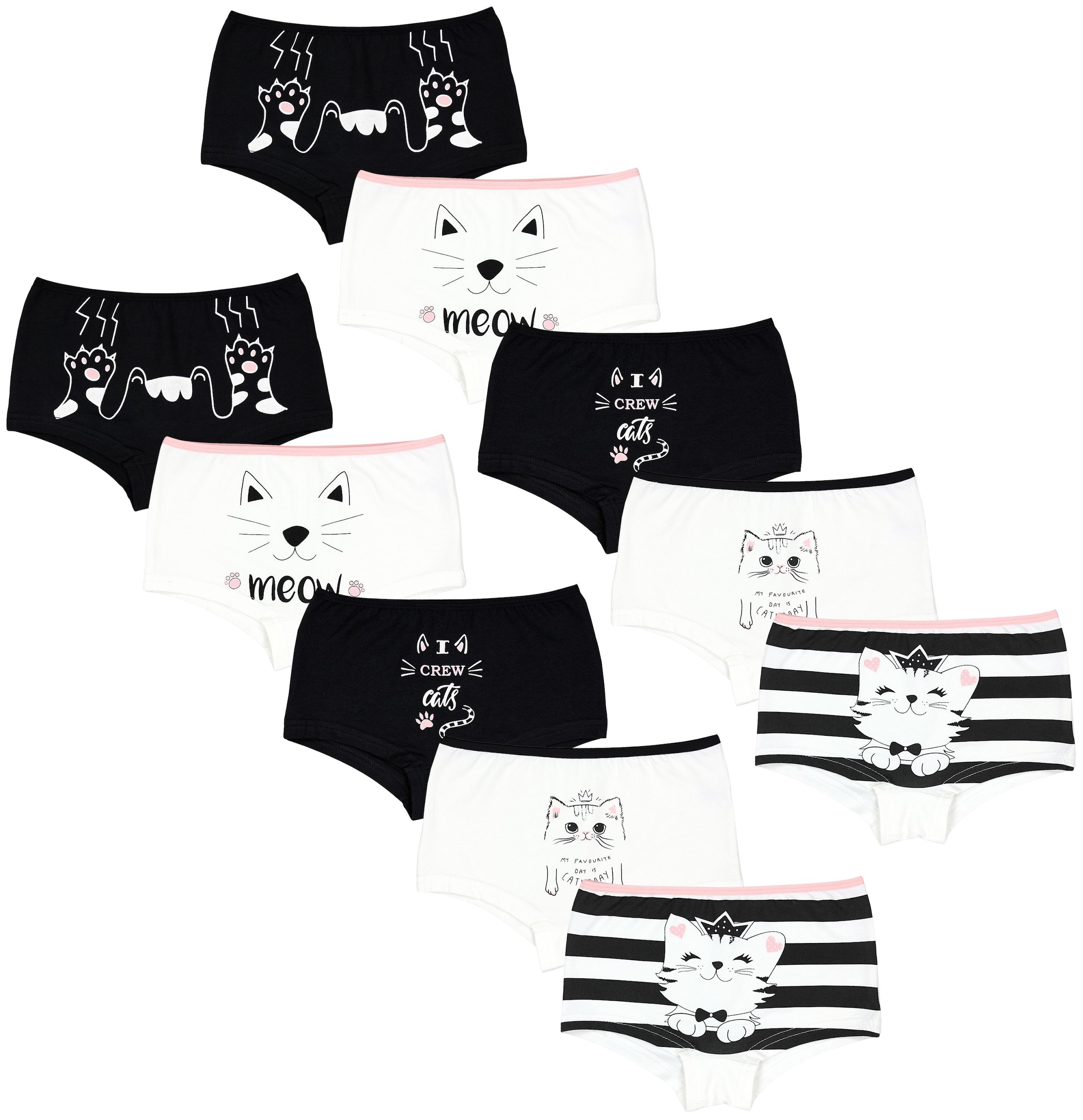TupTam Panty "Shorts TupTam Unterhosen Mädchen Shorts 10er Pack"
