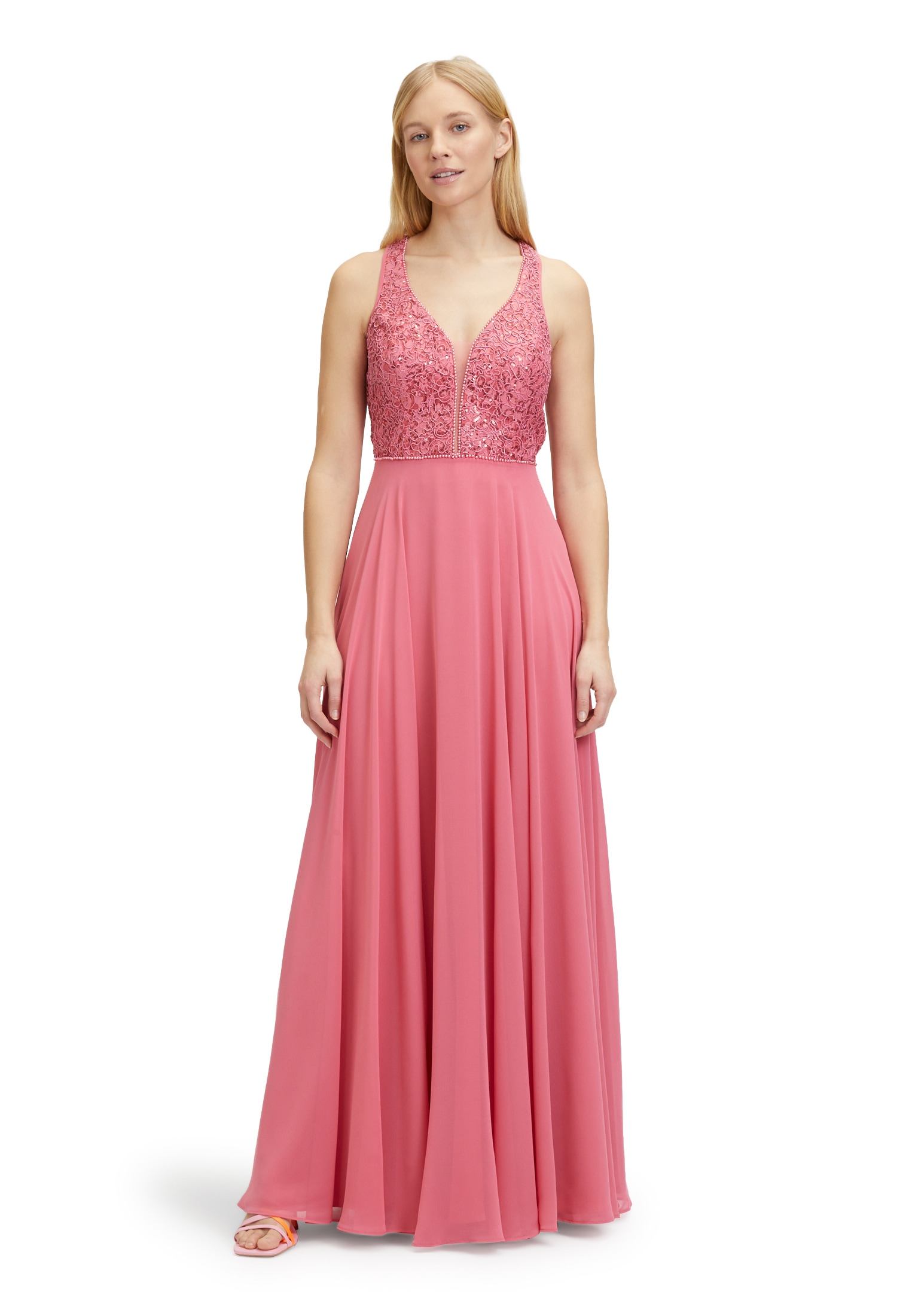 Vera Mont Abendkleid "Vera Mont Damen Abendkleid mit Pailletten", Perlen günstig online kaufen