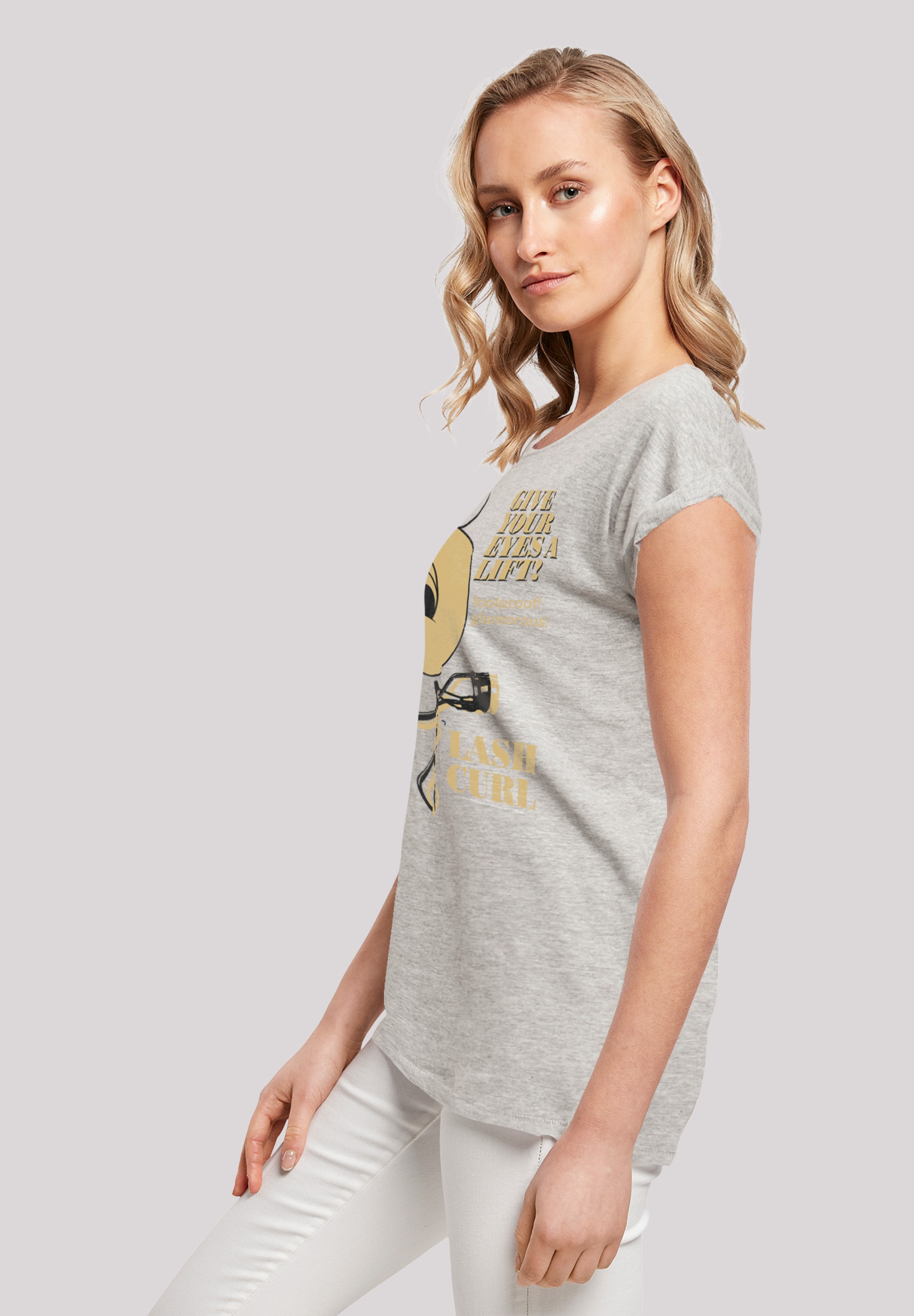 BAUR (1 bestellen with Tweety »Damen F4NT4STIC Kurzarmshirt Lash Ladies Tee«, Extended tlg.) | Shoulder Curls