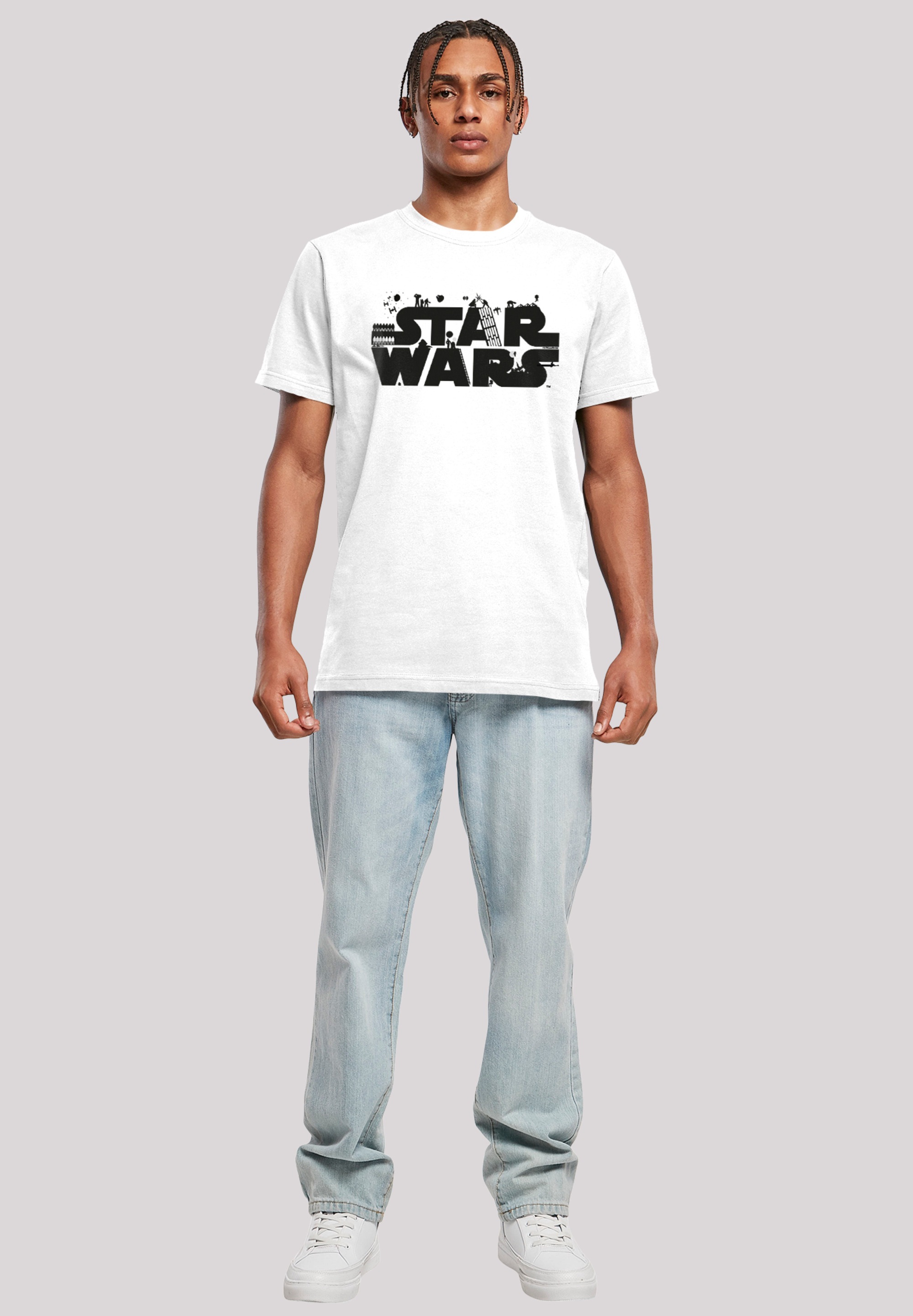 F4NT4STIC T-Shirt »Star Wars Minimalist Logo«, Herren,Premium Merch,Regular-Fit,Basic,Bedruckt