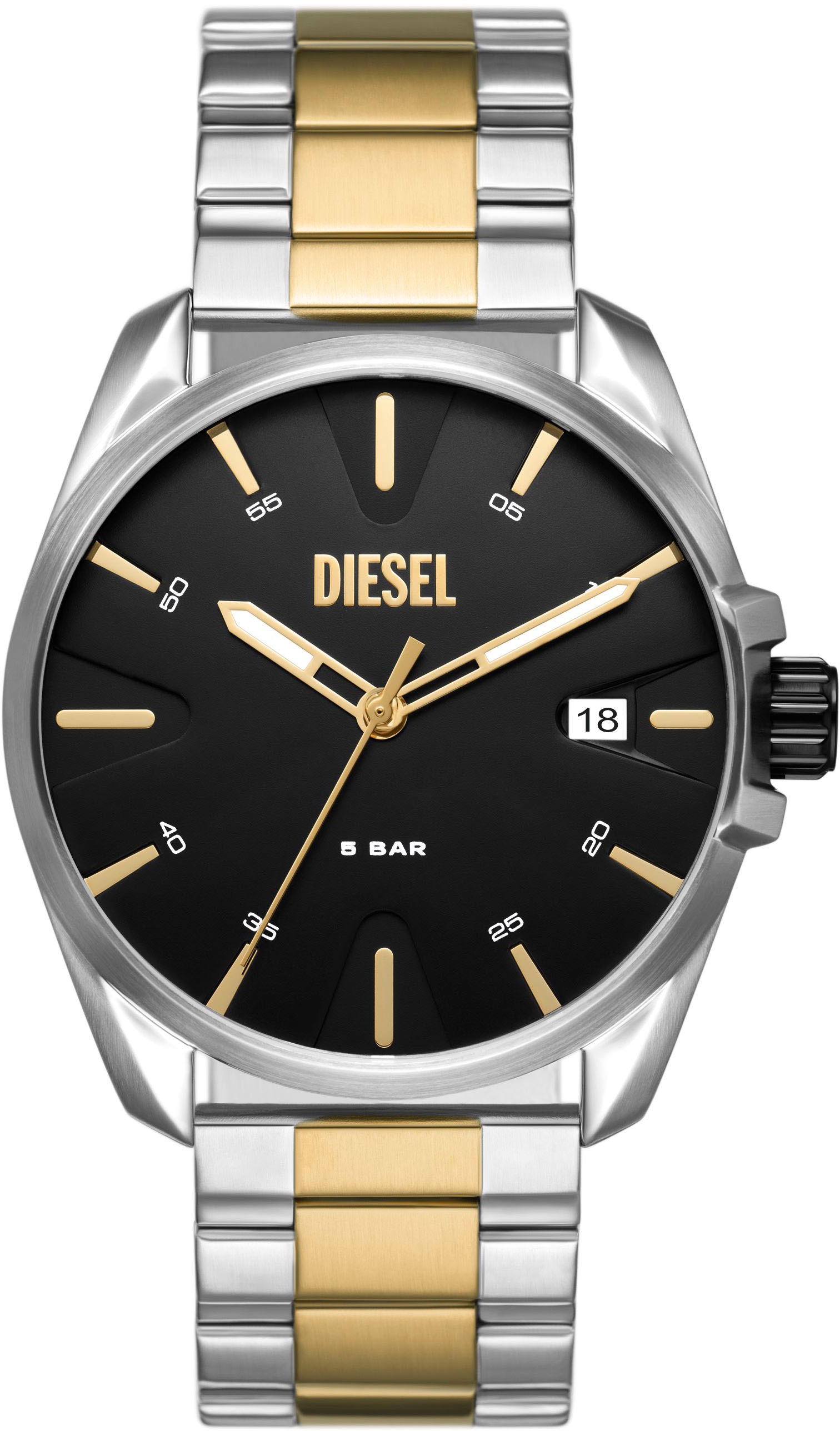 Diesel Quarzuhr »MS9, DZ2196«, Armbanduhr, Herrenuhr, Datum