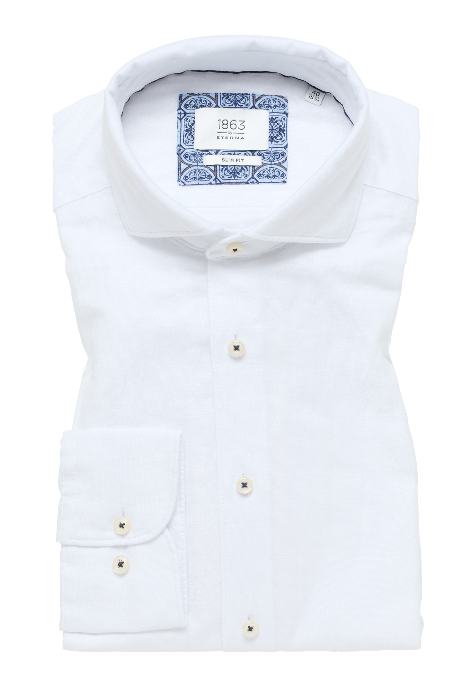 Eterna Langarmhemd »SLIM FIT«, EASY IRON (bügelleicht)