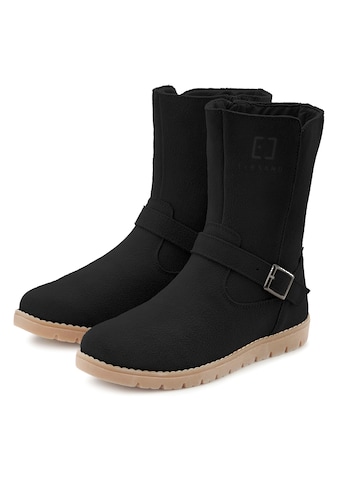 Winterstiefel, Boots,Winterstiefelette,Leder, wind- & wasserabweisende Tex-Membran