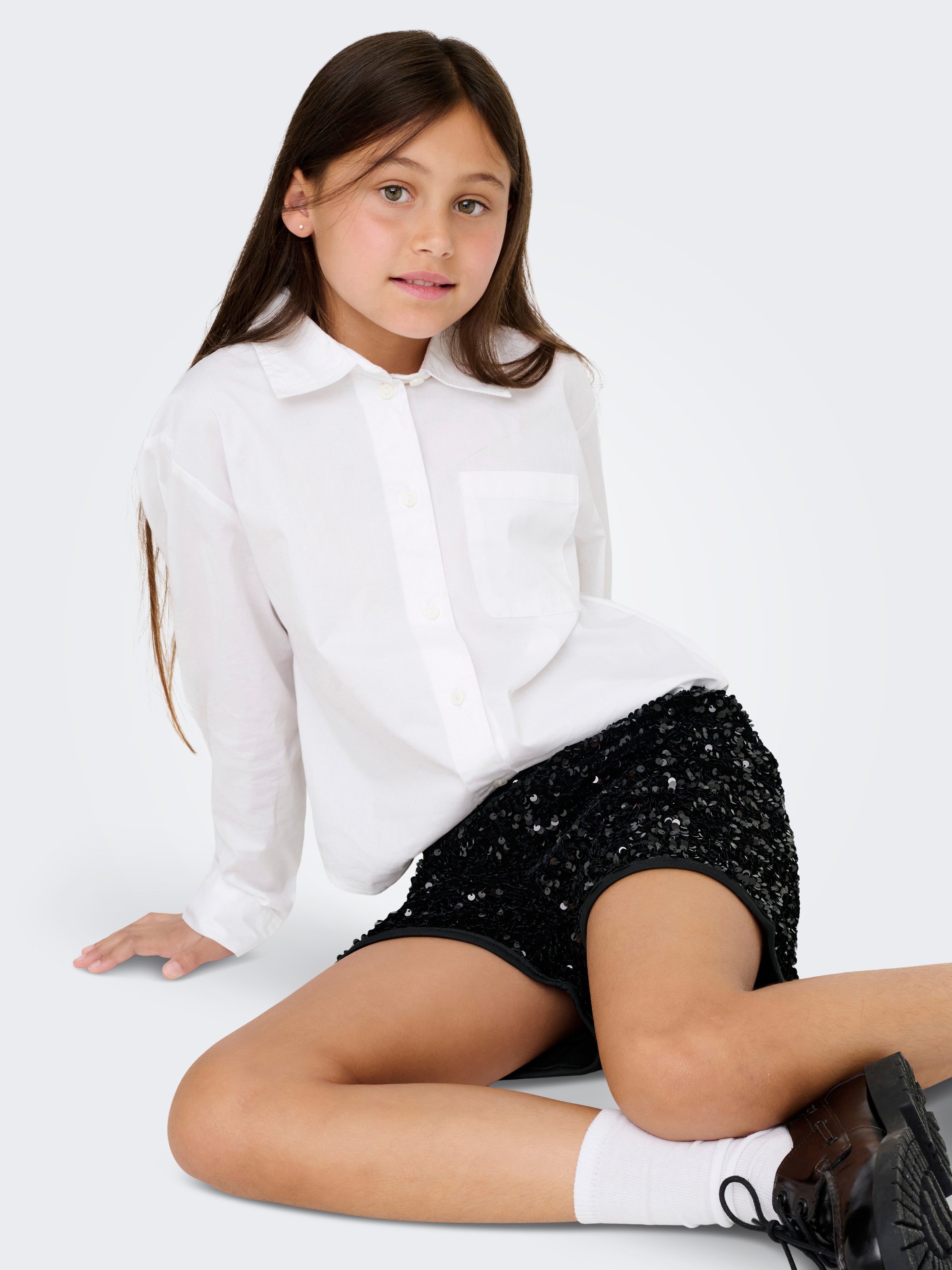 KIDS ONLY Shorts »KOGCONFIDENCE SEQUIN SHORTS JRS«  Materialmix, regular fit