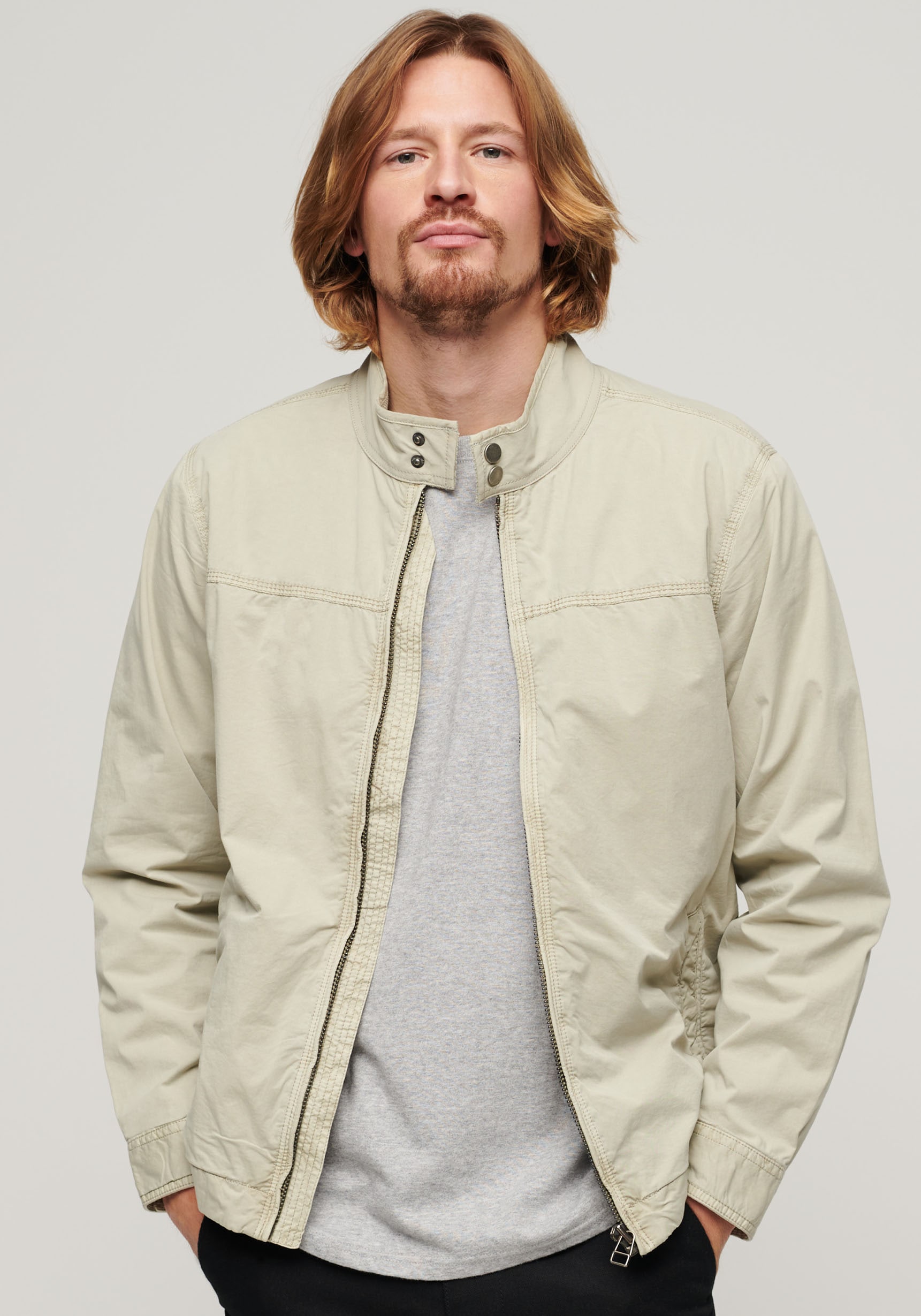 Superdry Outdoorjacke "SD-CLASSIC HARRINGTON", ohne Kapuze günstig online kaufen