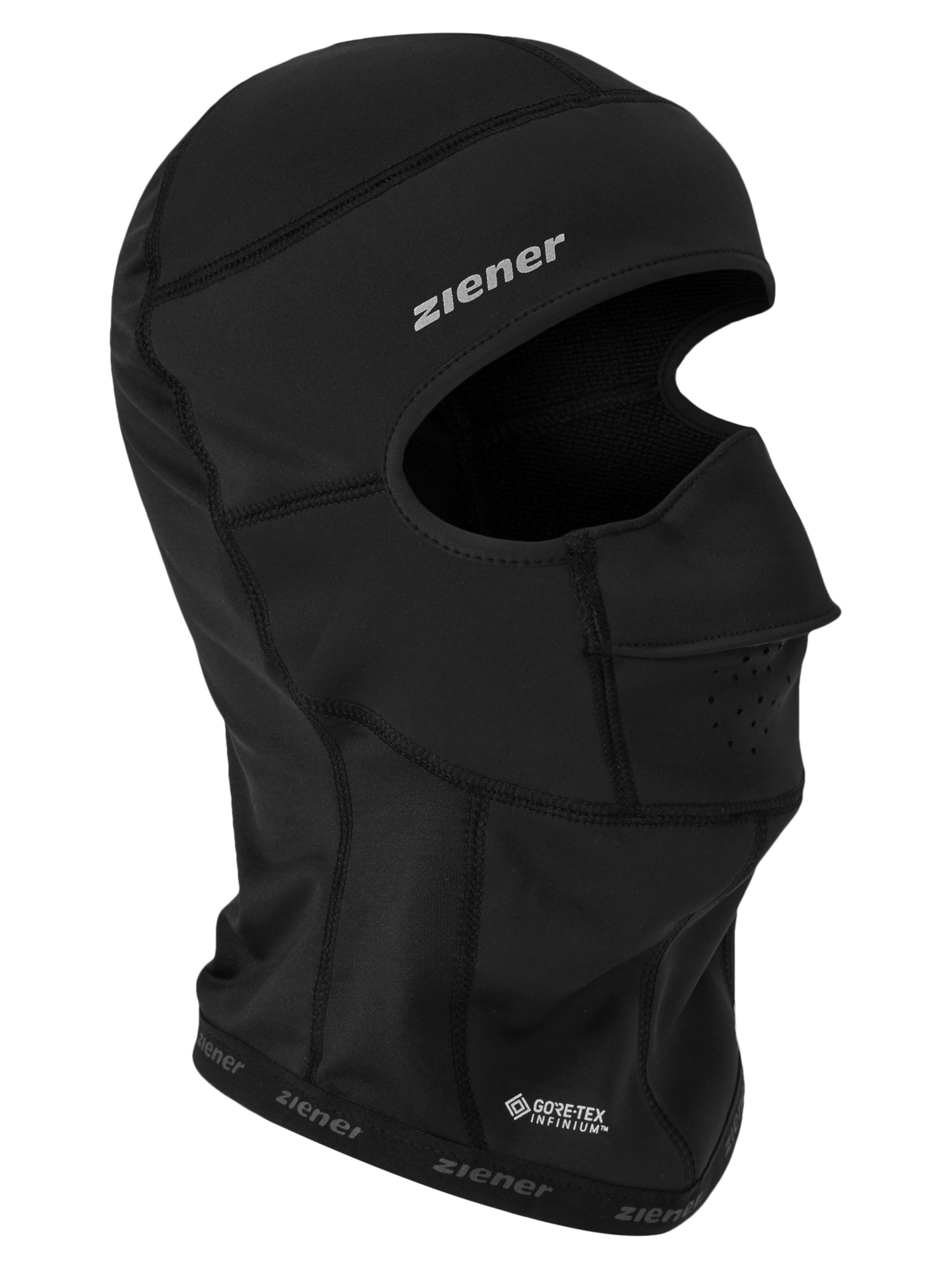 ZIENER Sturmhaube "IQUITO-Z WS mask unisex", schwarz, Gr. M, Materialmix, Mützen