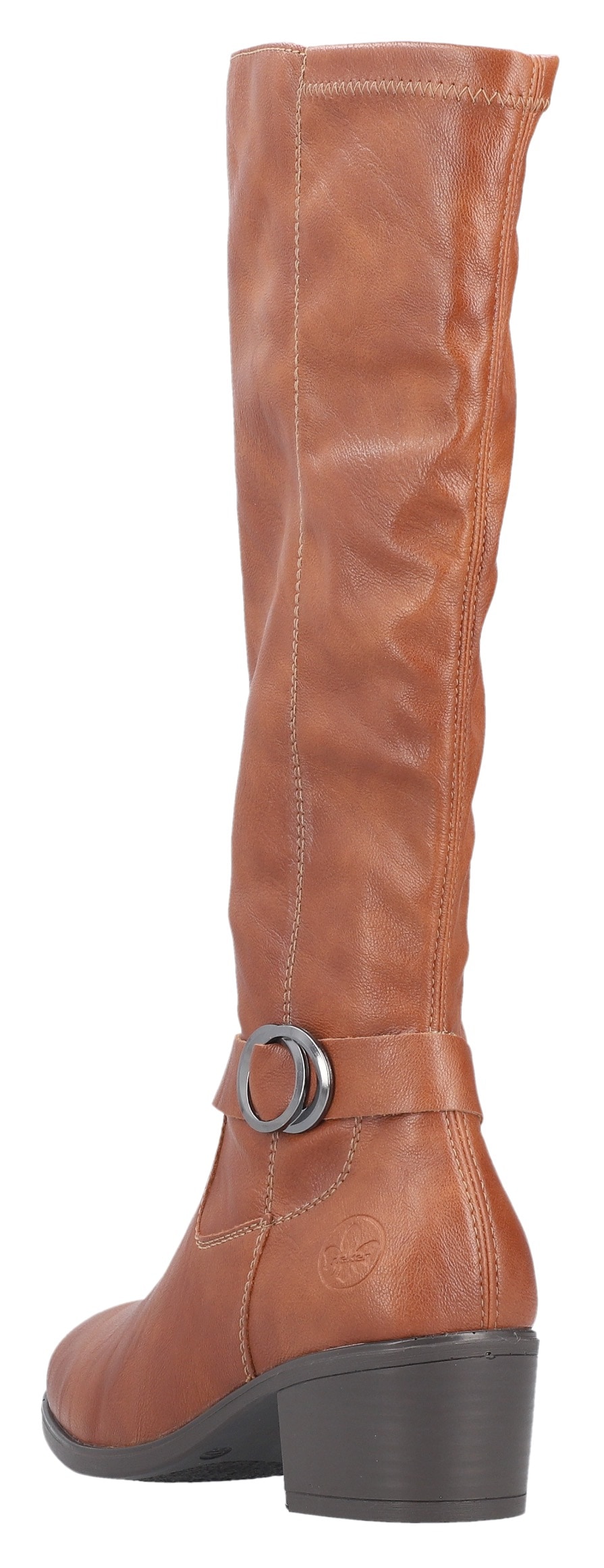 Rieker Stiefel, Langschaftstiefel, Reißverschluss, mit bequemem Blockabsatz