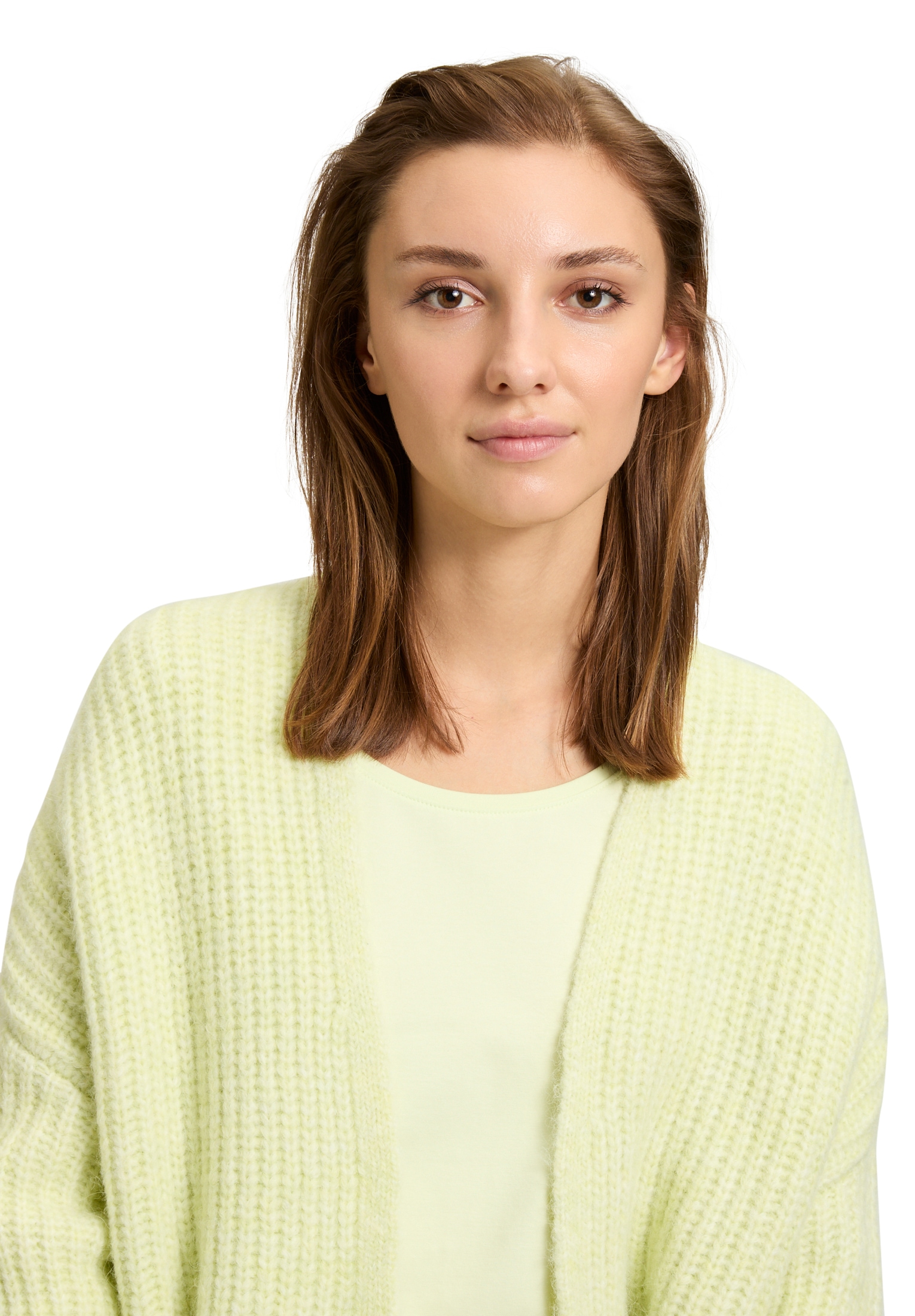 Cartoon Strickjacke »Cartoon Damen Strick-Cardigan mit Rippbündchen«, Ajourmuster
