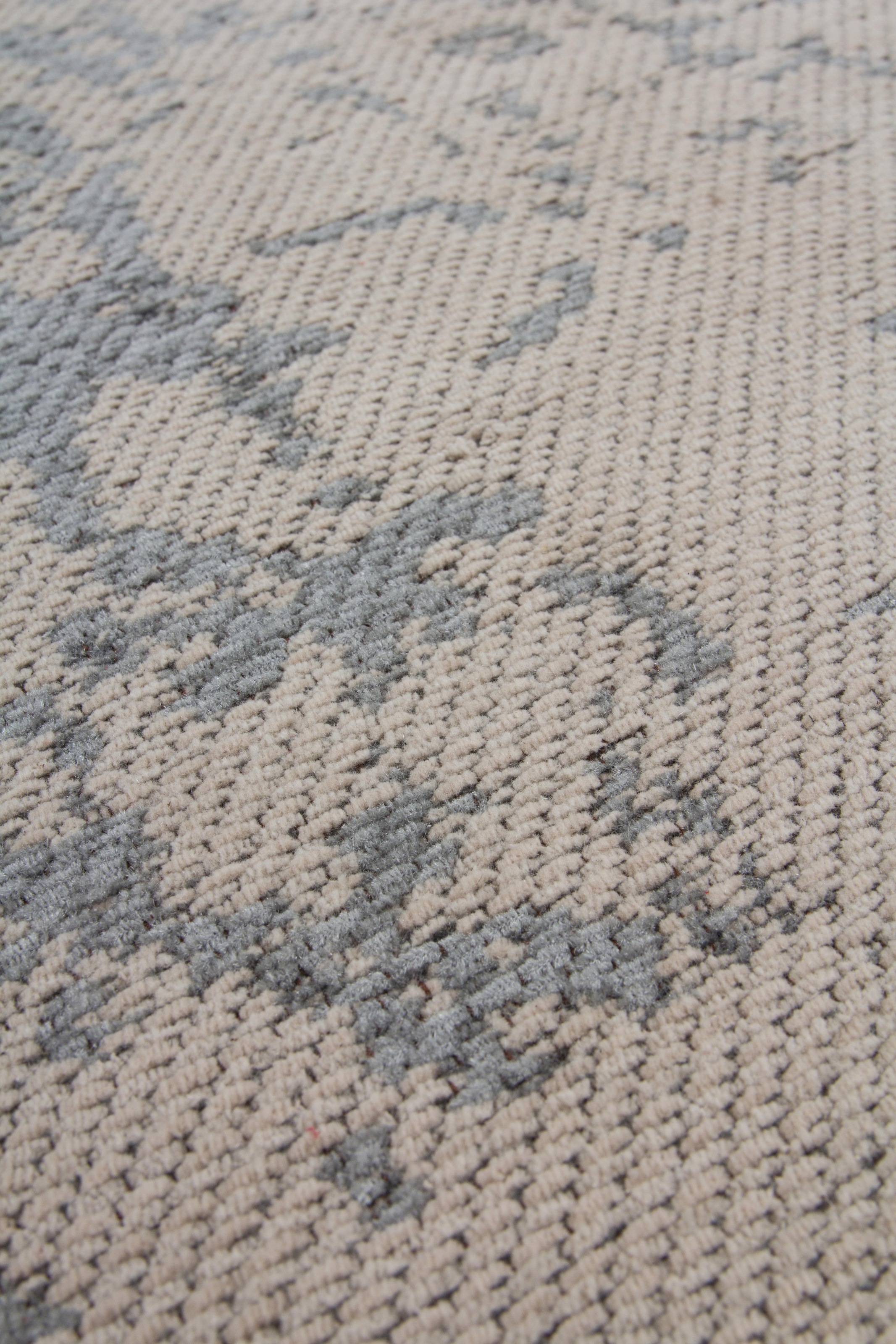 Teppich KAYOOM "Nostalgia 285" Gr. 3, grau, B:120cm H:10mm L:170cm, Baumwolle, Kunstfaser, Teppiche, Teppich, Flachgewebe, Vintage Design, Wohnzimmer 3
