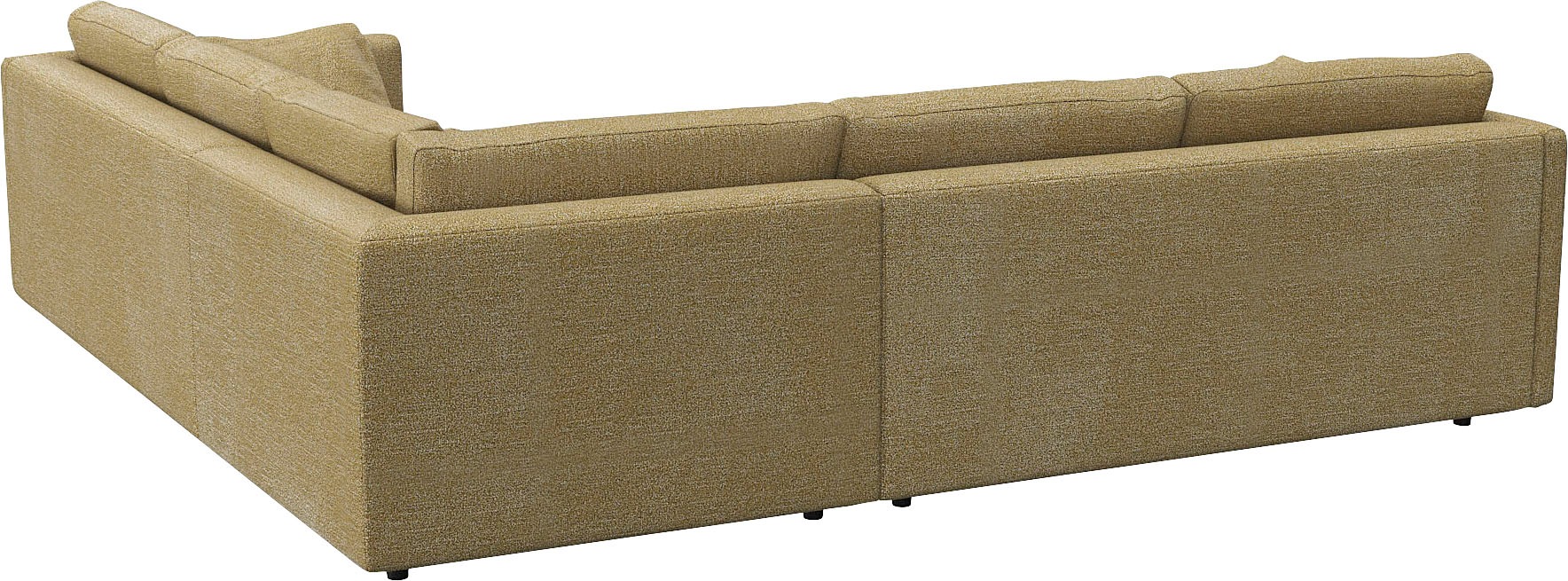 FLEXLUX Ecksofa »Lovane gleichschenklig, bequem und komfortabel«, Weich & anschmiegsam, große Sitztiefe auf Kaltschaum, Dekokissen inkl.