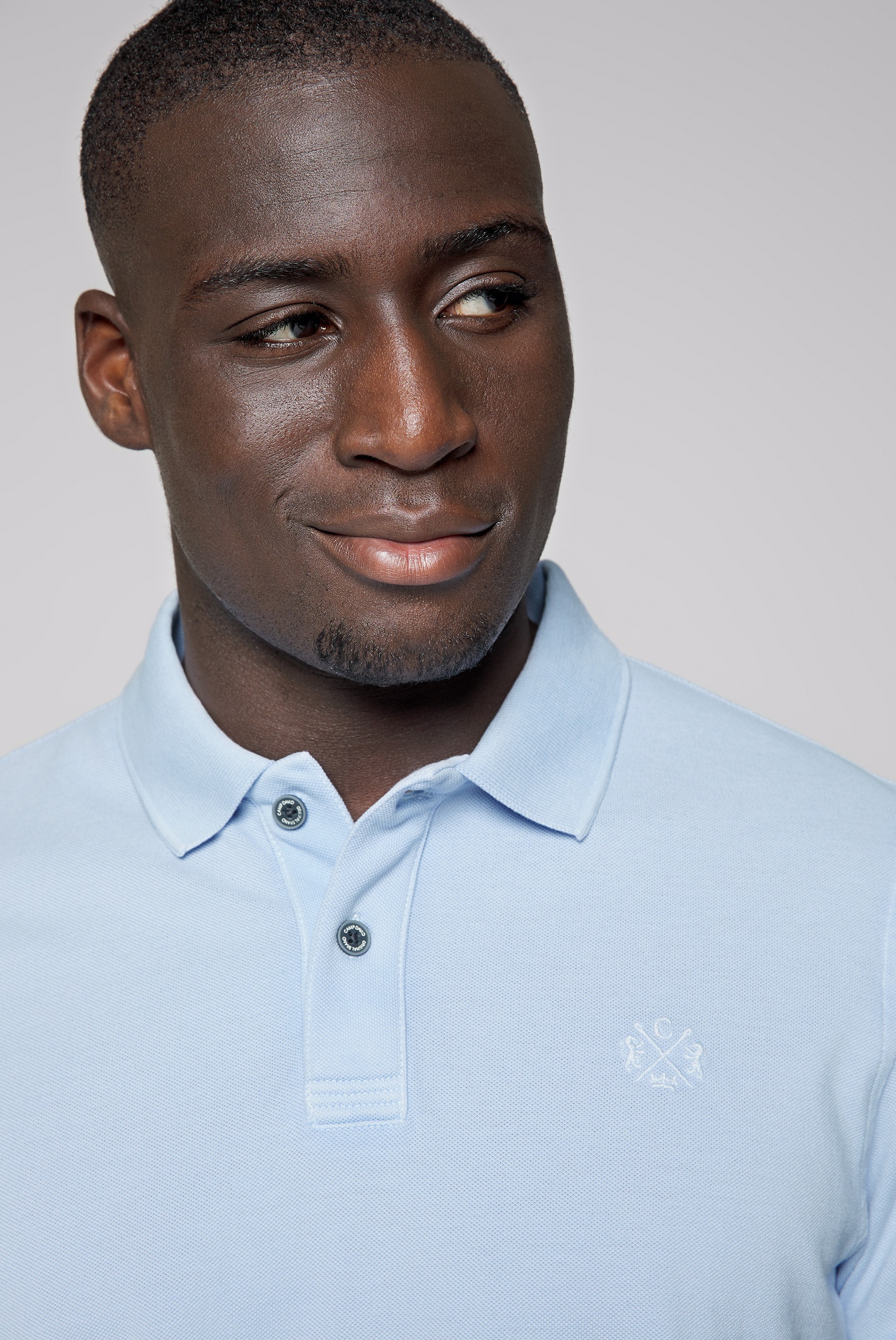 CAMP DAVID Poloshirt, mit Seitenschlitze