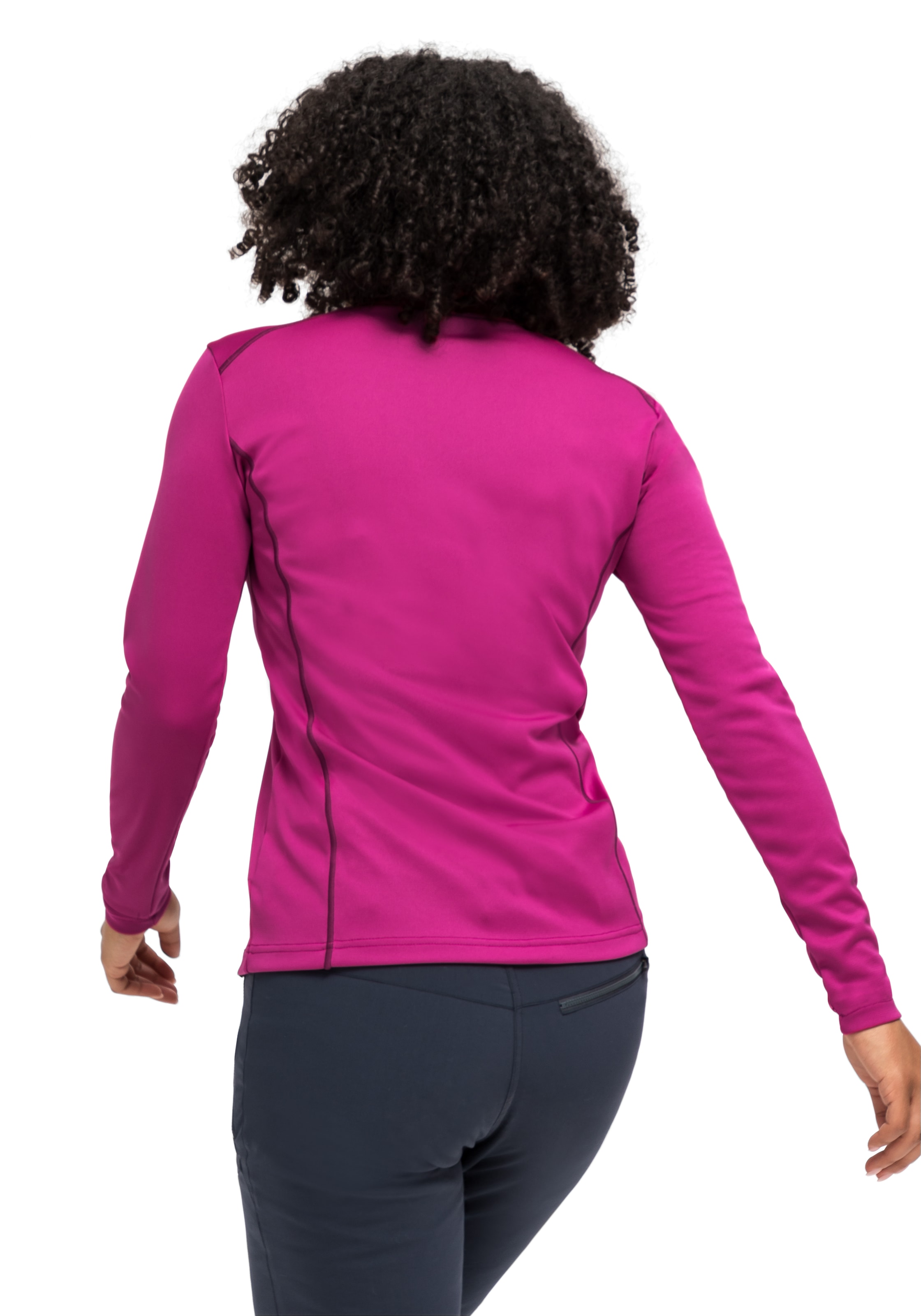 Fleecepullover »Jenna Rec«, Damen Midlayer, elastisches und pflegeleichtes Half-Zip...