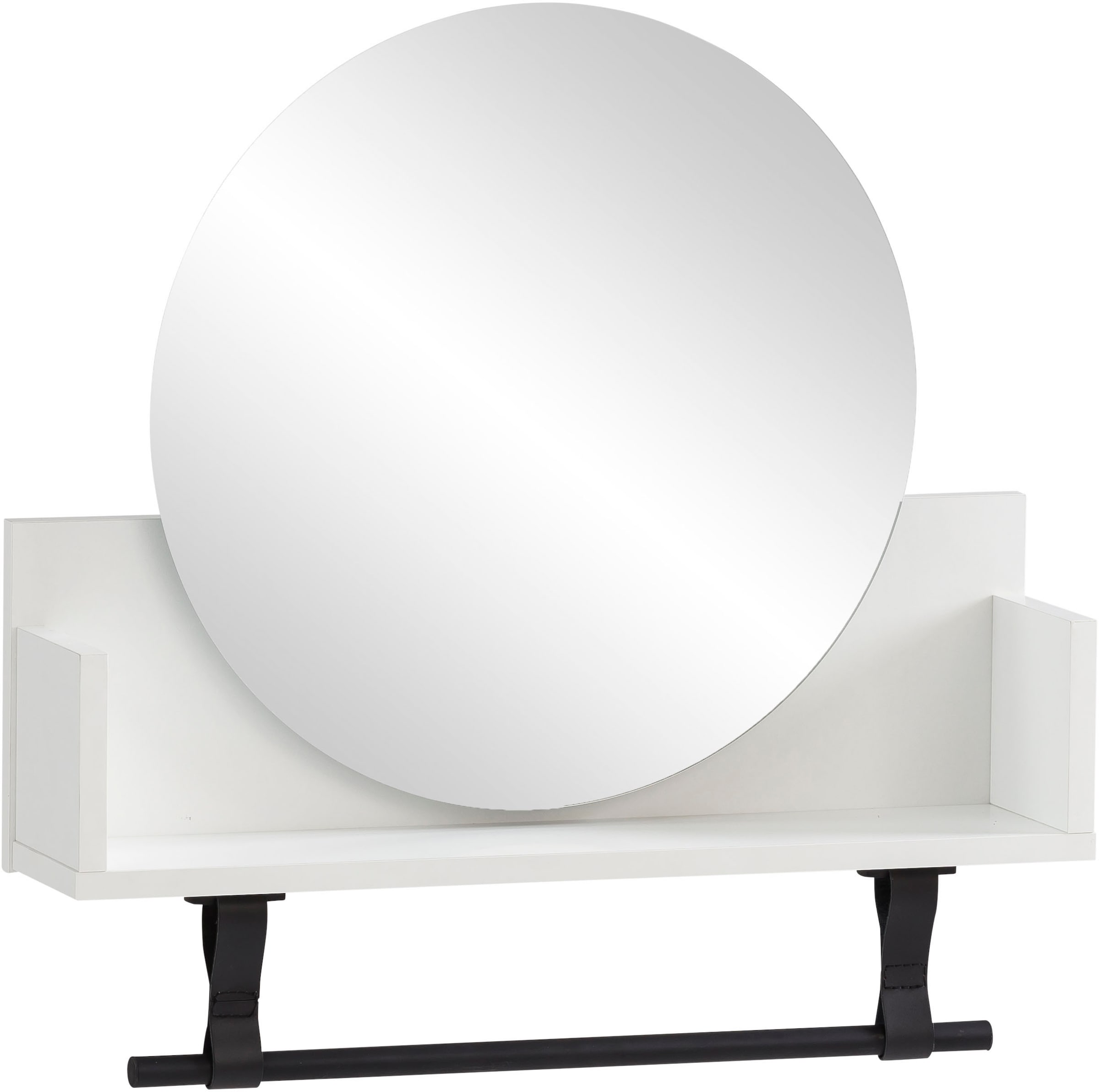 welltime Wandregal "Ella, Breite 59 cm", Kleiderstange aus Kunststoff, Schl günstig online kaufen