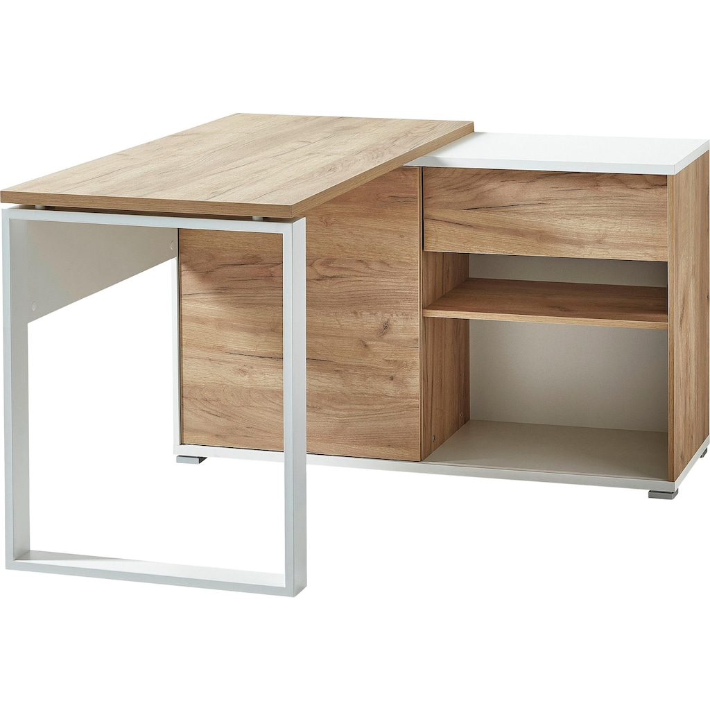 GERMANIA Eckschreibtisch »GW-Lioni«, mit integriertem Sideboard