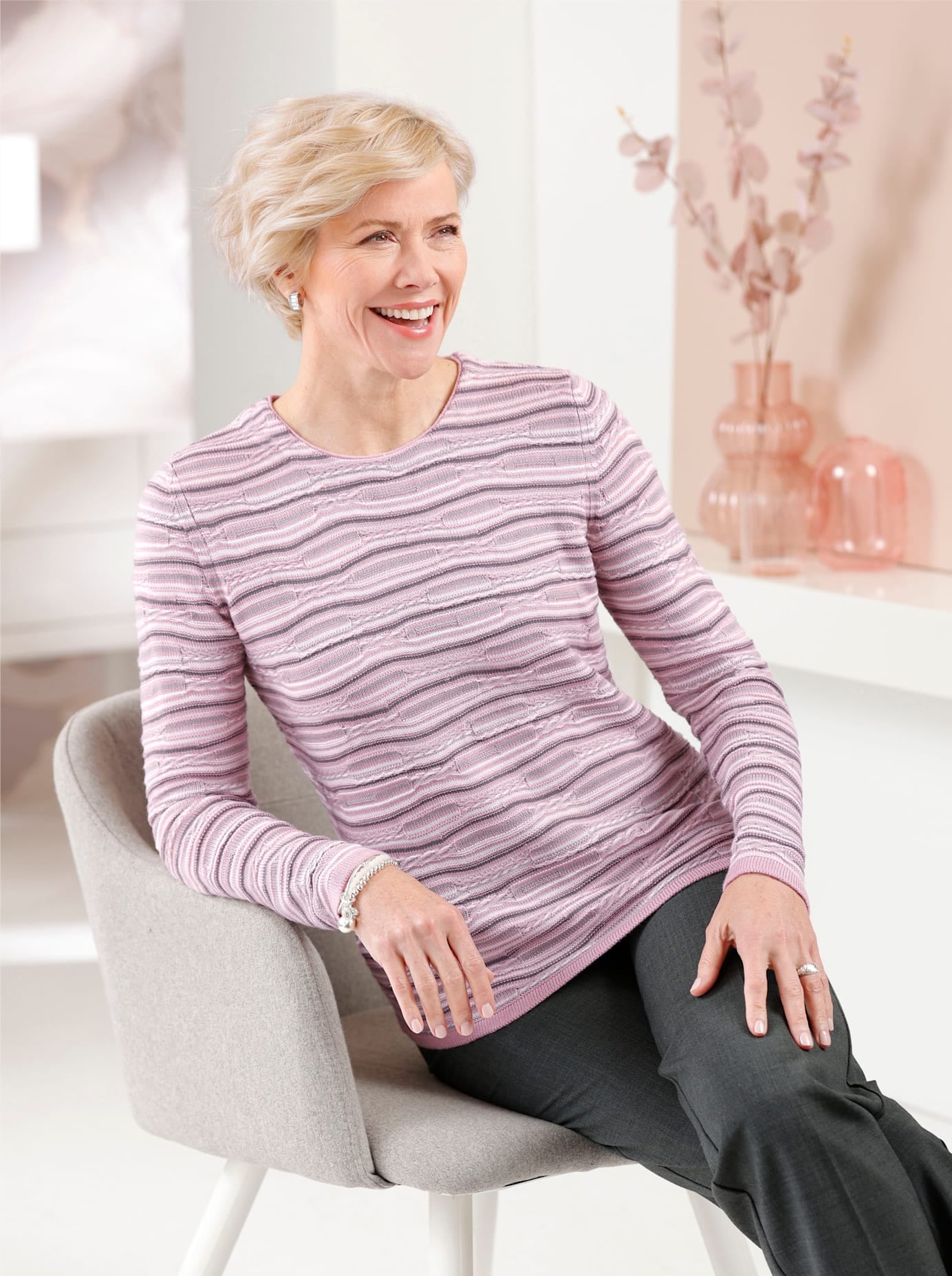 Classic Rundhalspullover "Pullover" günstig online kaufen
