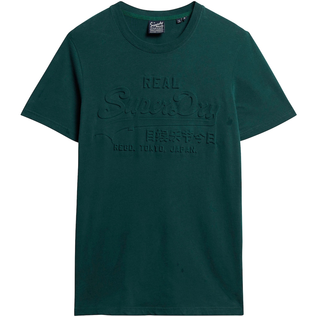 Superdry T-Shirt »EMBOSSED VL T SHIRT«