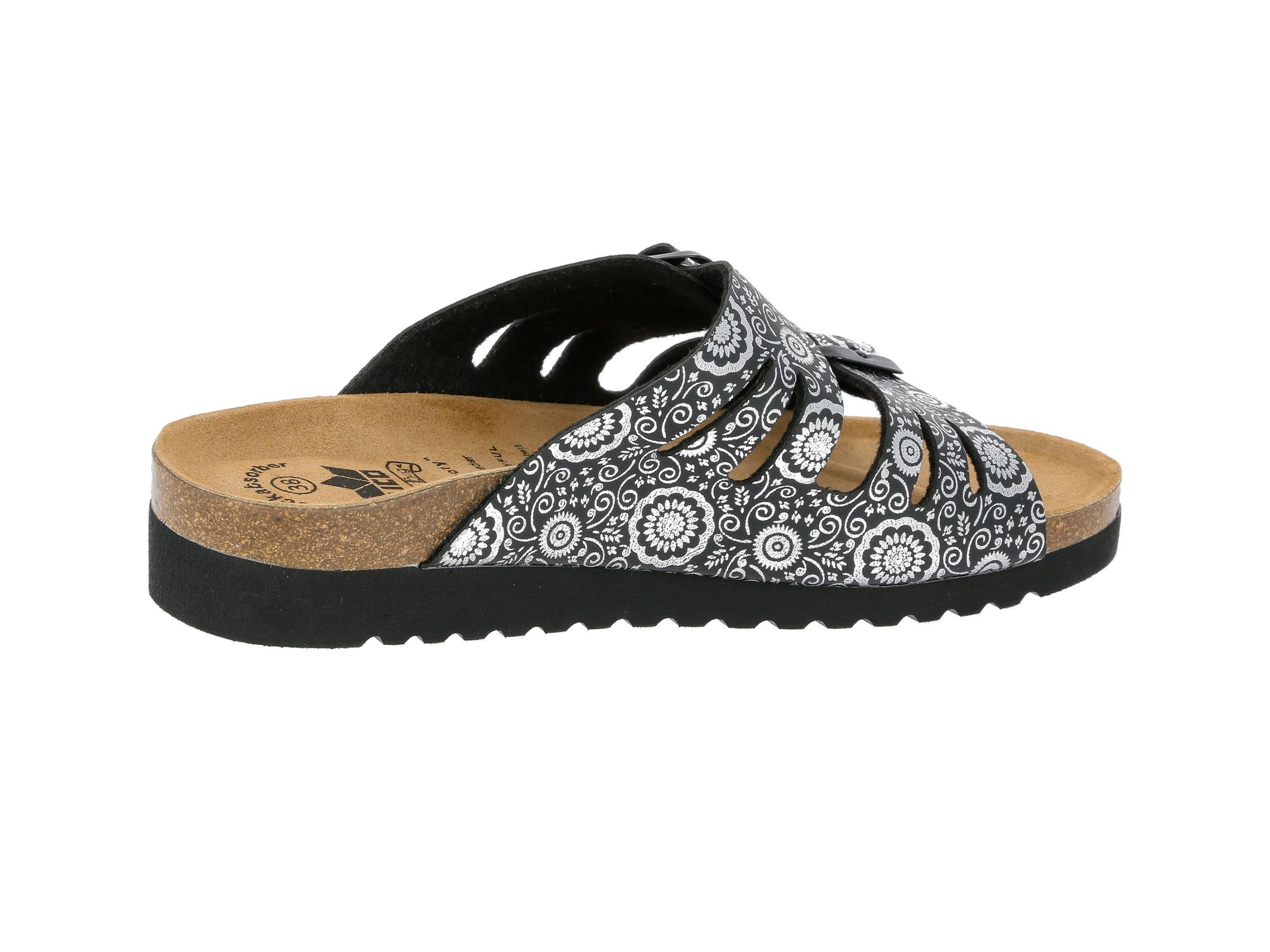 Pantolette LICO "Pantolette Bioline Lady Classic", Damen, Gr. 38, schwarz, Synthetik, Schuhe Damenschuh Schlappen Hausschuh Pantolette Sommerschuh, Topseller 3