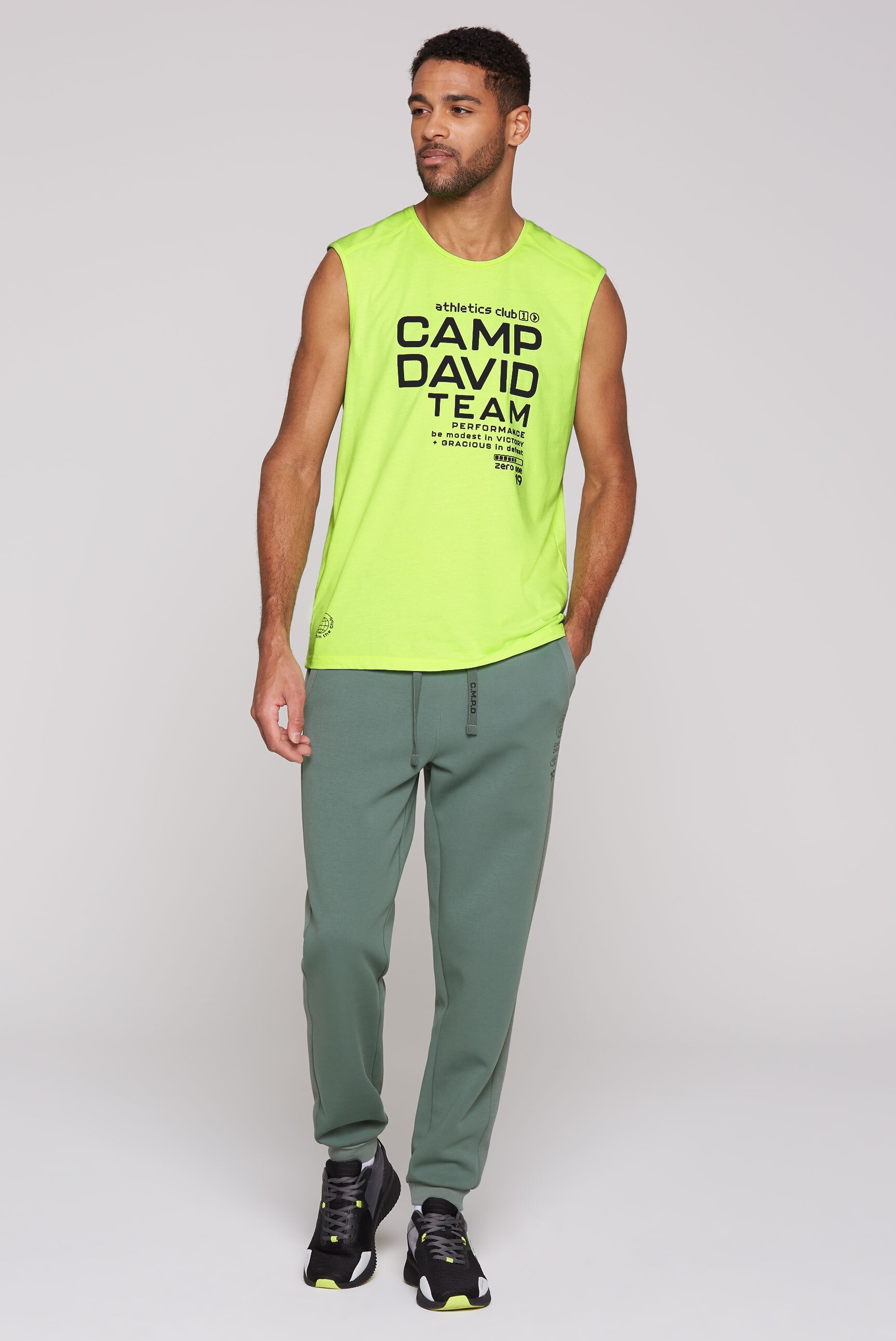CAMP DAVID Rundhalsshirt, mit Baumwolle