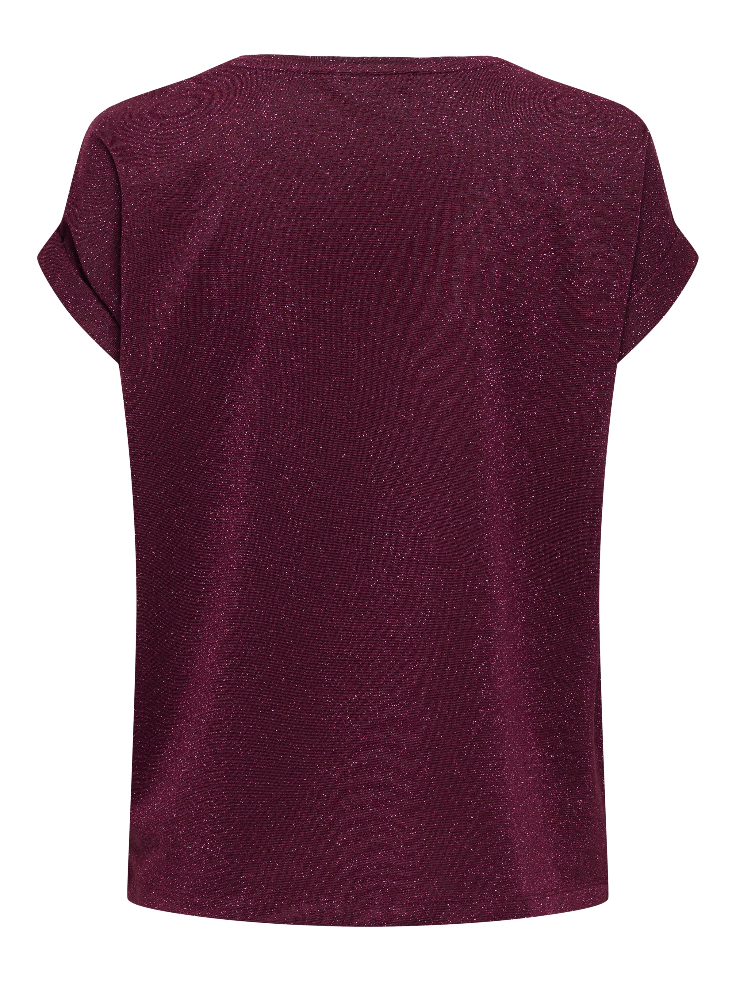 ONLY CARMAKOMA Kurzarmshirt "CARMOSTER GLITTER S/S TOP JRS NOOS", leicht gl günstig online kaufen